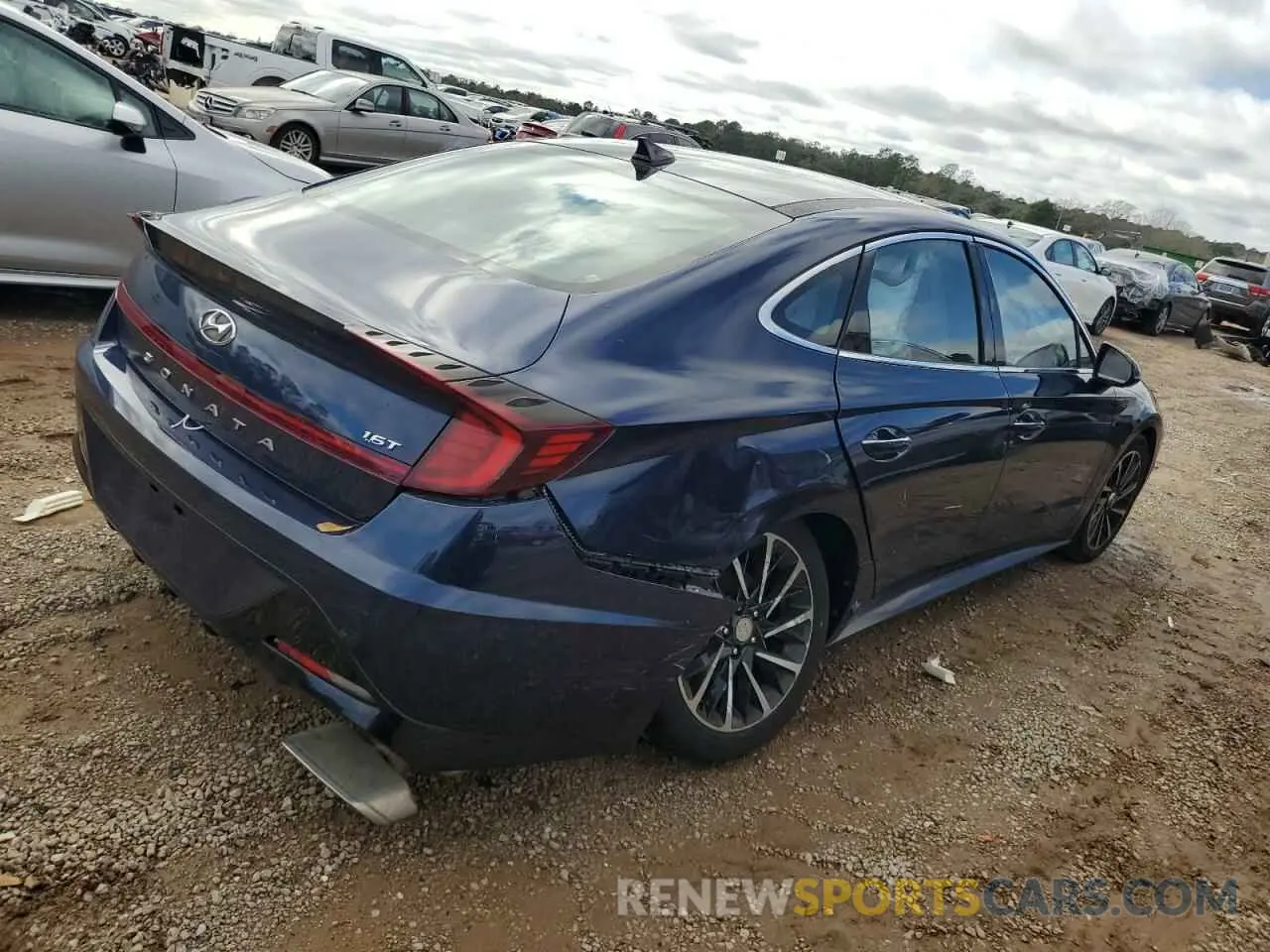 3 Photograph of a damaged car 5NPEJ4J25LH052077 HYUNDAI SONATA 2020