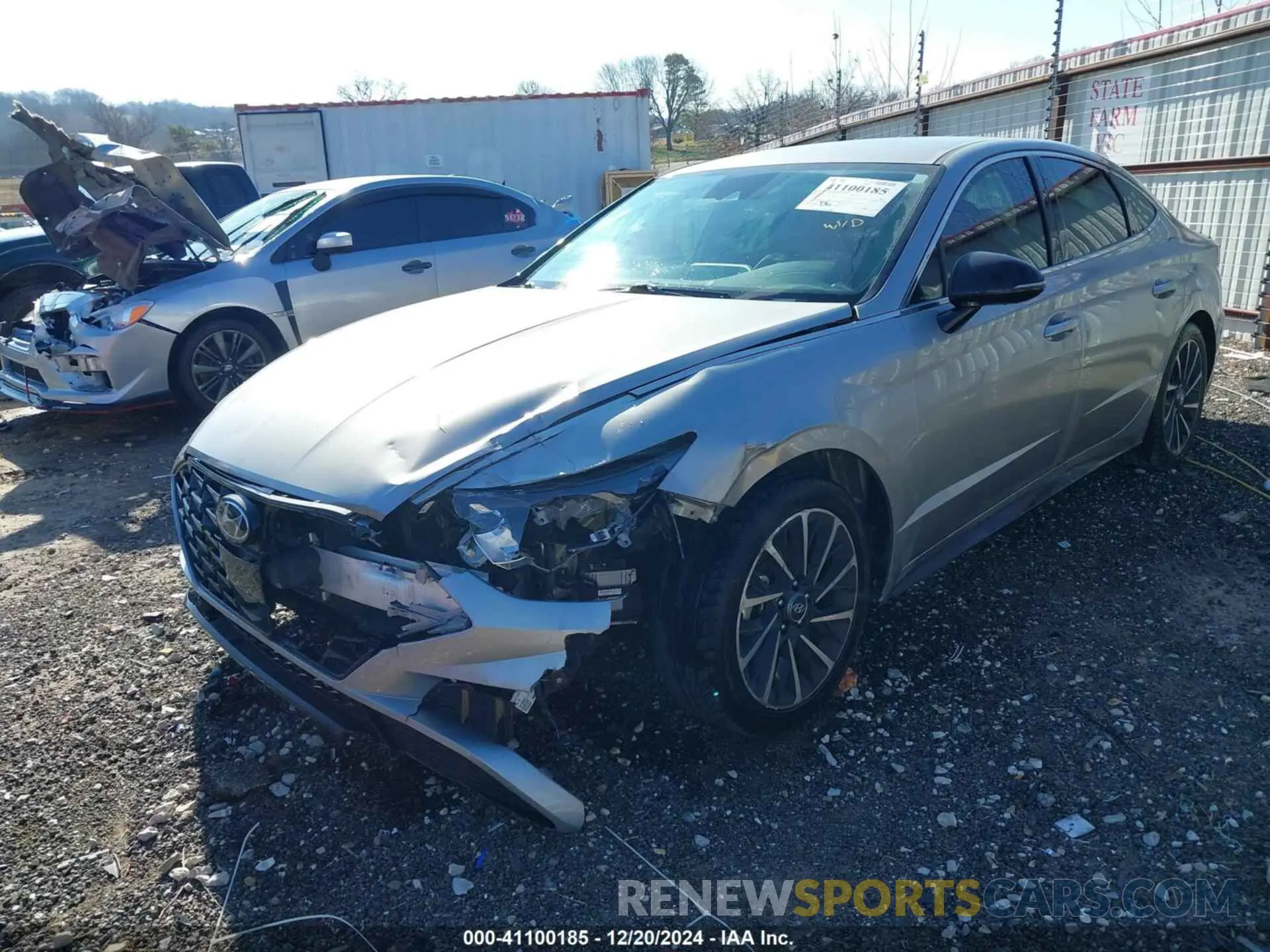 2 Photograph of a damaged car 5NPEJ4J26LH013272 HYUNDAI SONATA 2020