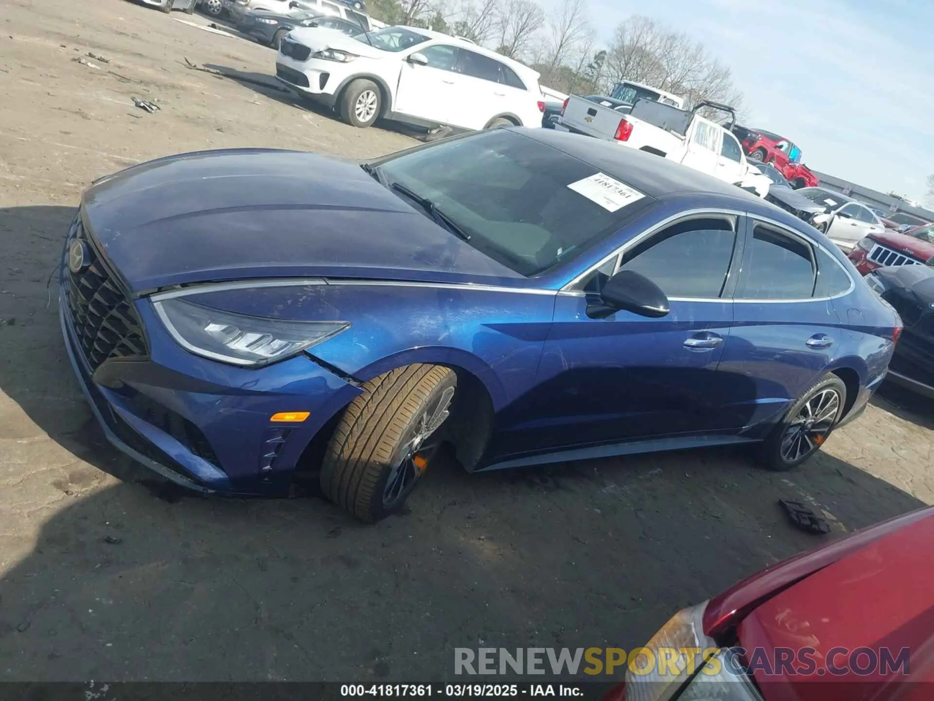 13 Photograph of a damaged car 5NPEJ4J26LH036356 HYUNDAI SONATA 2020