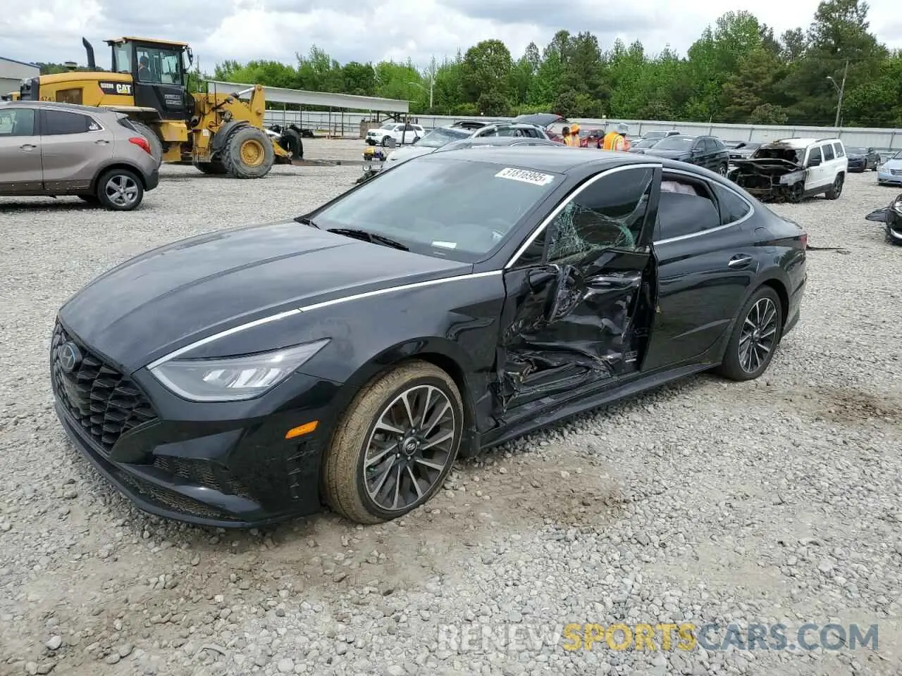 1 Photograph of a damaged car 5NPEJ4J26LH051262 HYUNDAI SONATA 2020