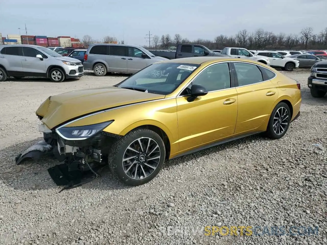 1 Photograph of a damaged car 5NPEJ4J27LH012373 HYUNDAI SONATA 2020