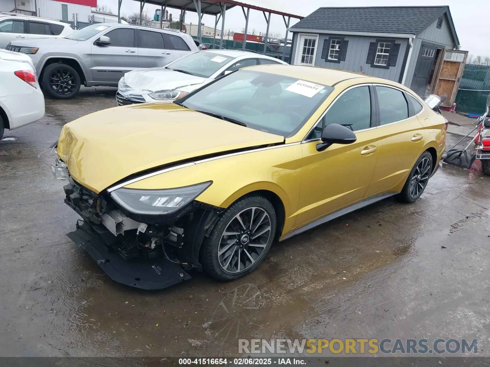 2 Photograph of a damaged car 5NPEJ4J27LH015645 HYUNDAI SONATA 2020