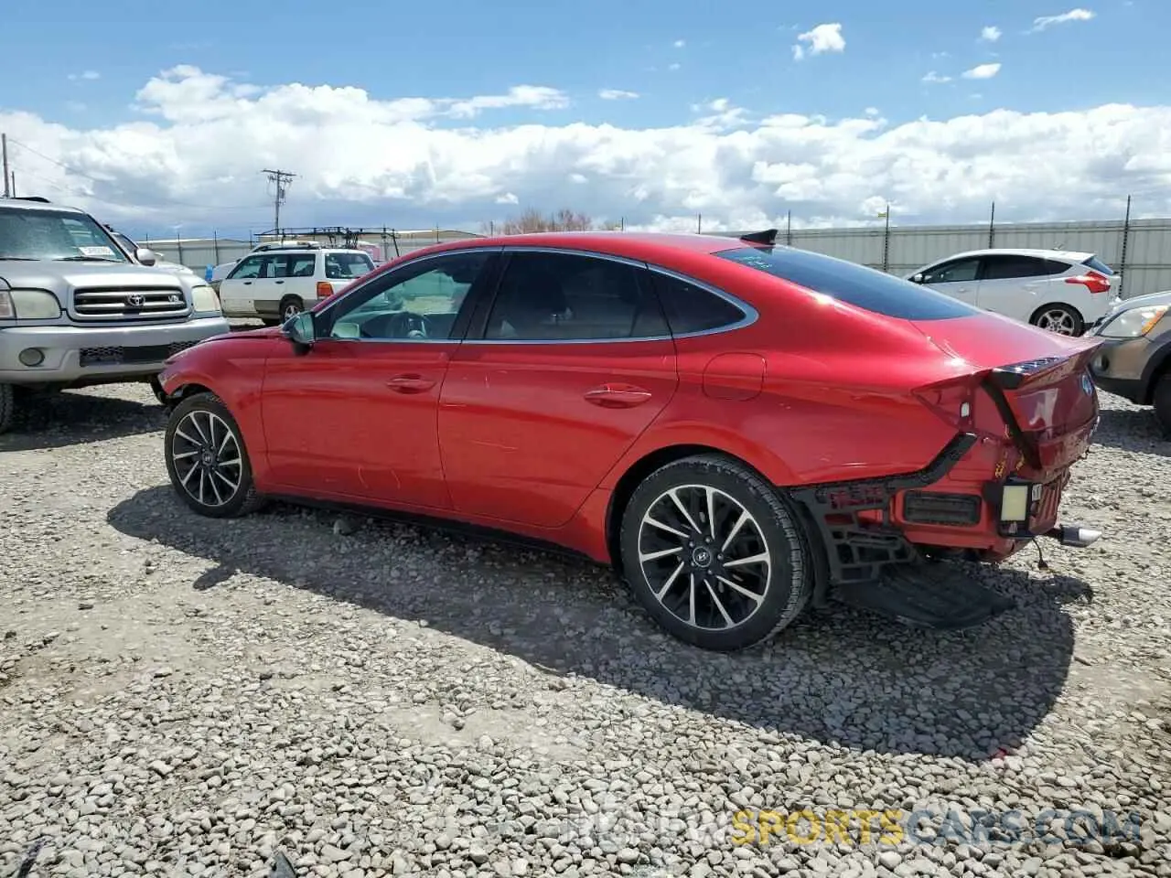 2 Photograph of a damaged car 5NPEJ4J28LH003844 HYUNDAI SONATA 2020
