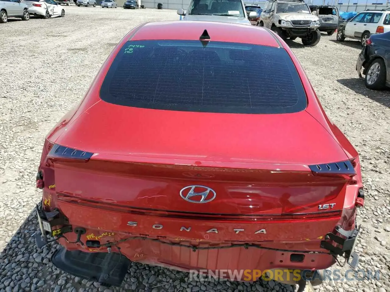 6 Photograph of a damaged car 5NPEJ4J28LH003844 HYUNDAI SONATA 2020