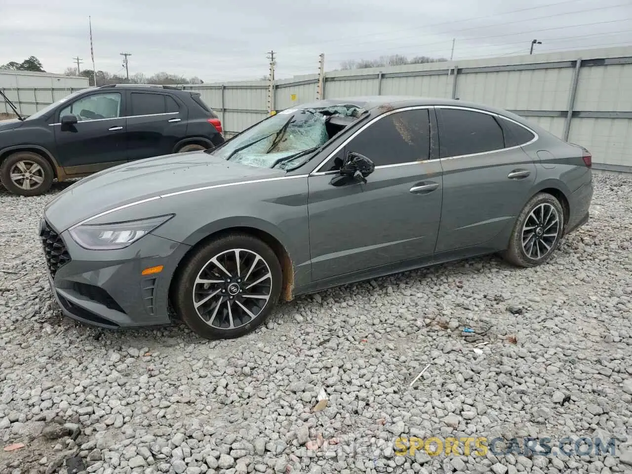1 Photograph of a damaged car 5NPEJ4J28LH052185 HYUNDAI SONATA 2020