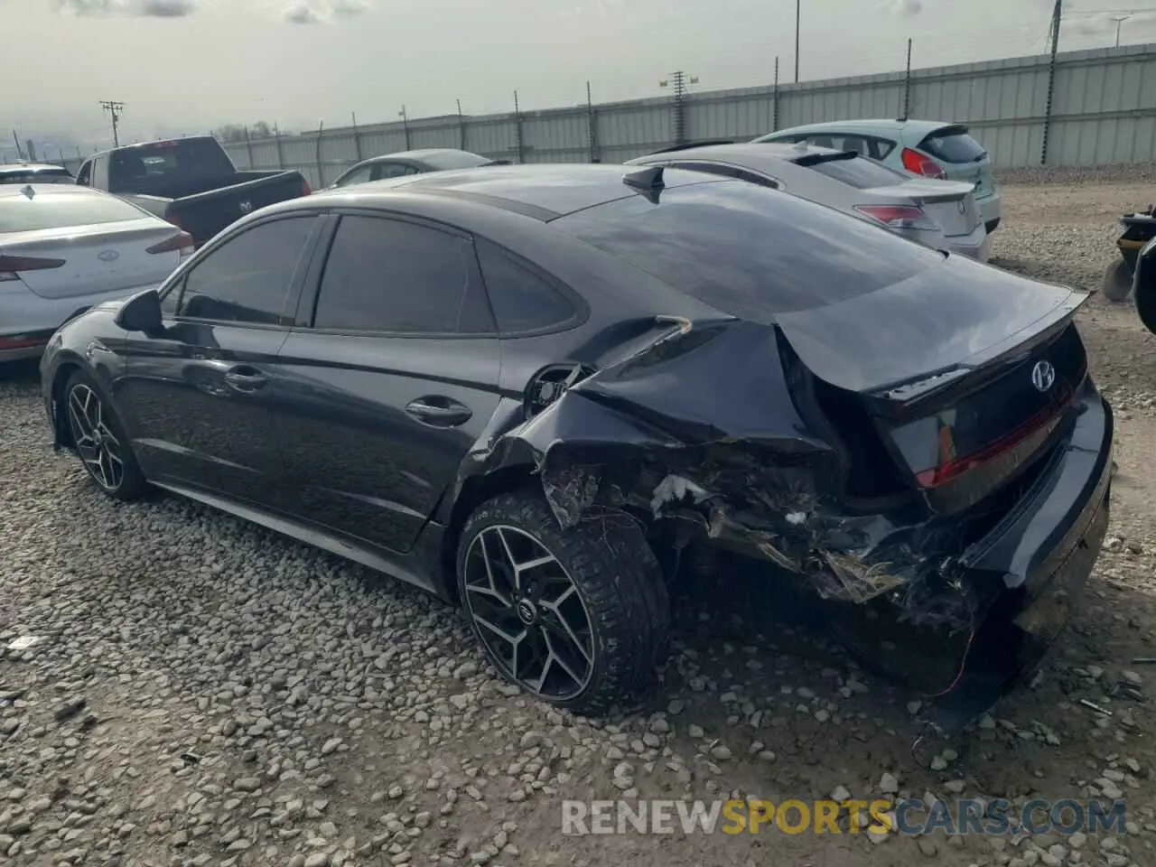 2 Photograph of a damaged car 5NPEJ4J29LH006025 HYUNDAI SONATA 2020