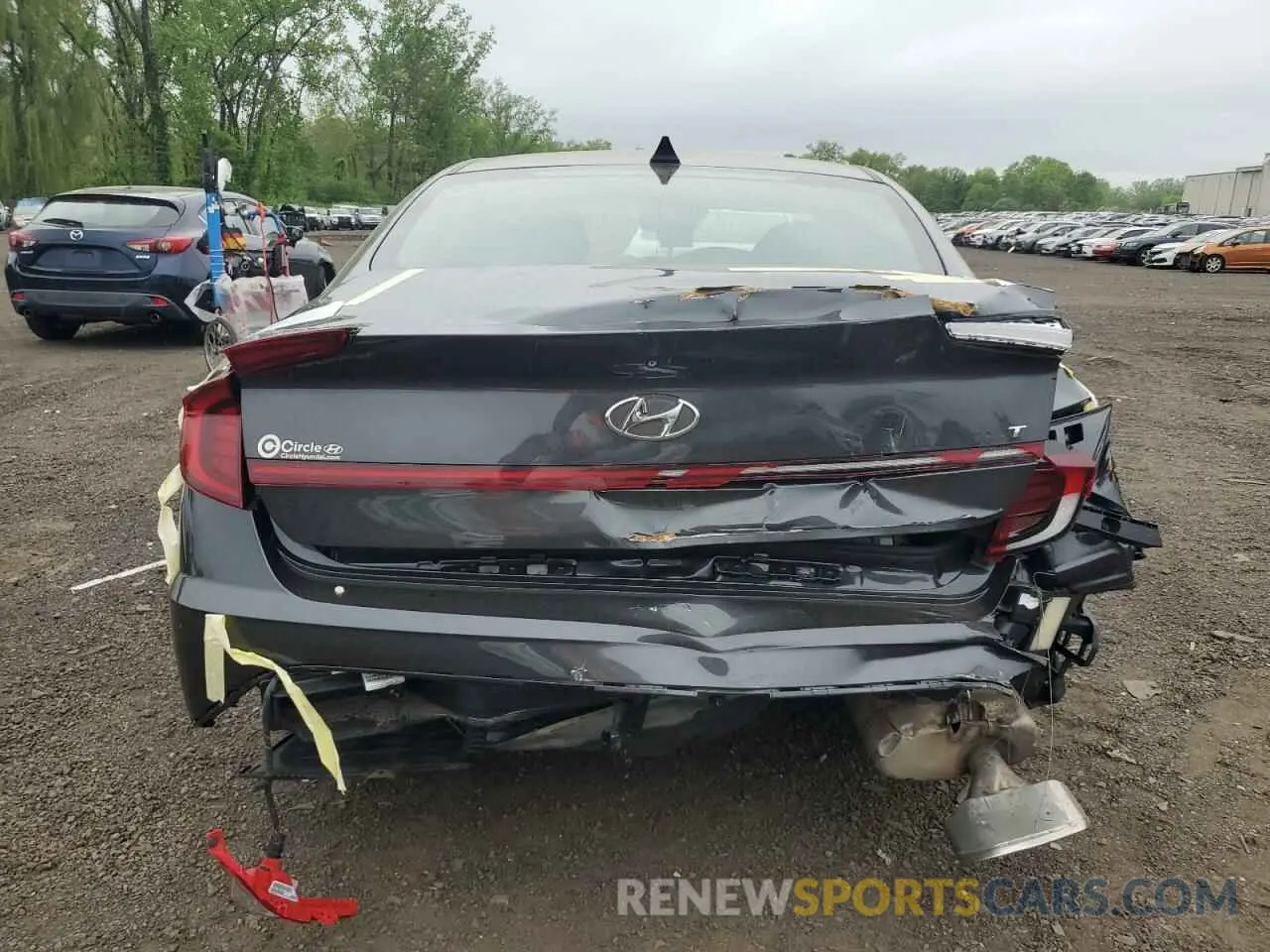 6 Photograph of a damaged car 5NPEJ4J29LH015842 HYUNDAI SONATA 2020