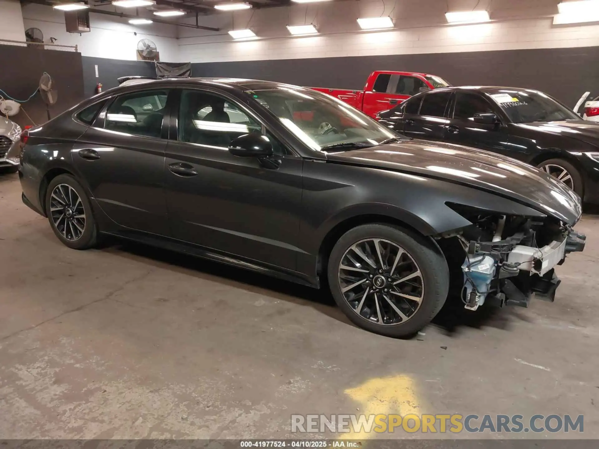 1 Photograph of a damaged car 5NPEJ4J29LH029563 HYUNDAI SONATA 2020