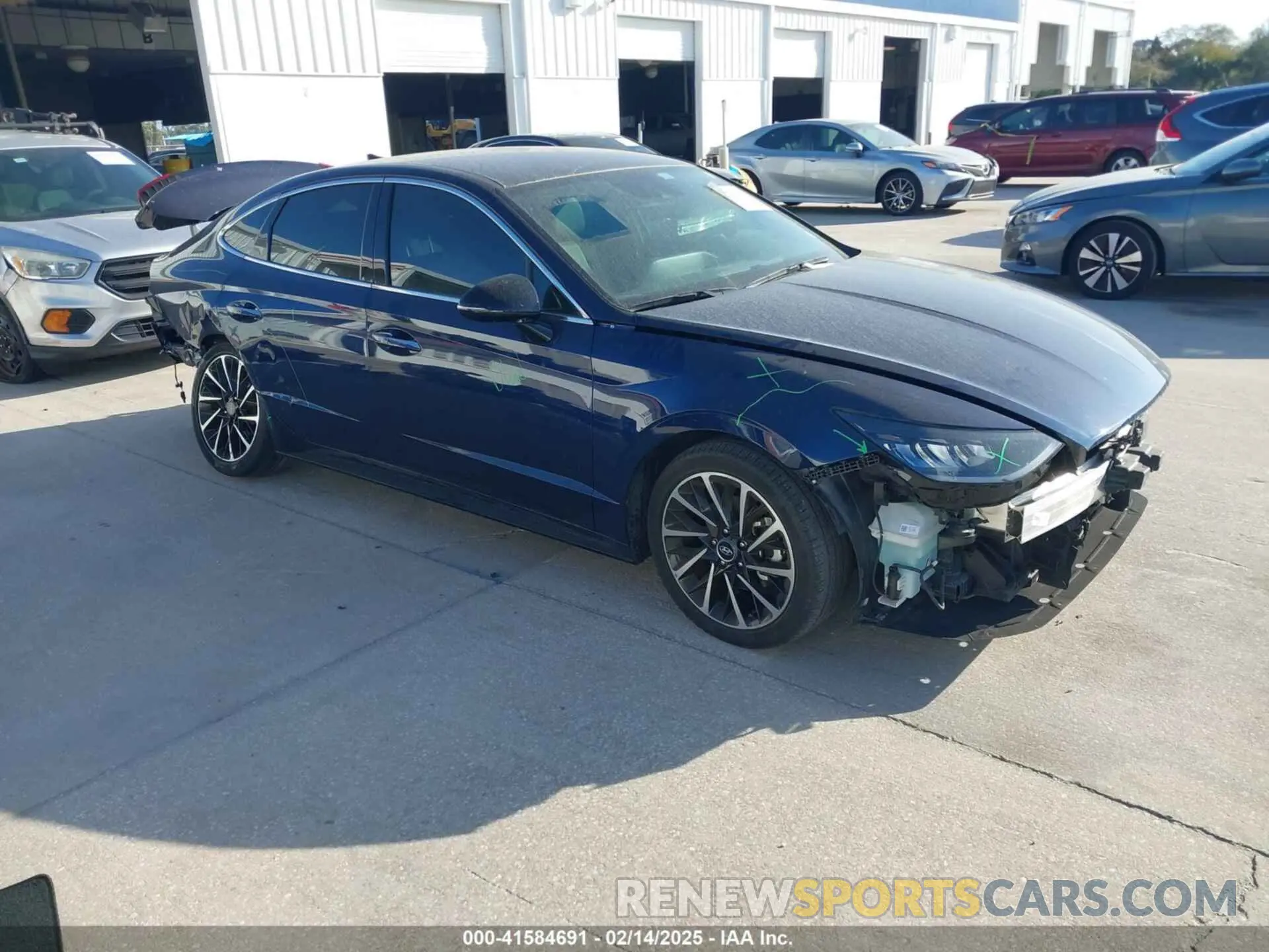 1 Photograph of a damaged car 5NPEJ4J29LH040529 HYUNDAI SONATA 2020