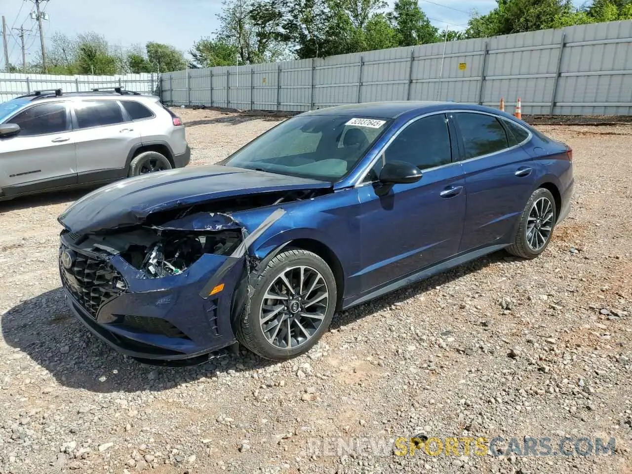 1 Photograph of a damaged car 5NPEJ4J2XLH010715 HYUNDAI SONATA 2020