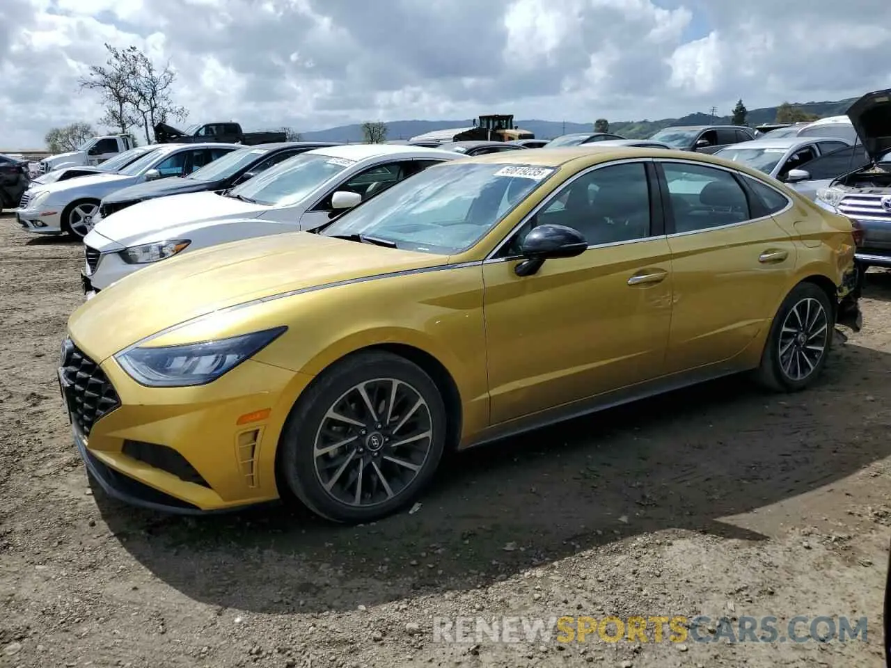 1 Photograph of a damaged car 5NPEJ4J2XLH020516 HYUNDAI SONATA 2020