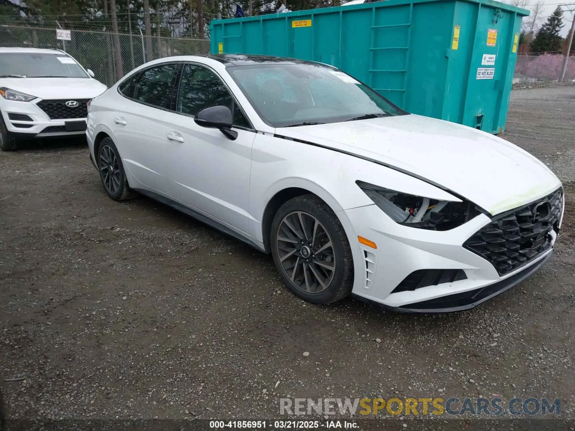 1 Photograph of a damaged car 5NPEJ4J2XLH050003 HYUNDAI SONATA 2020