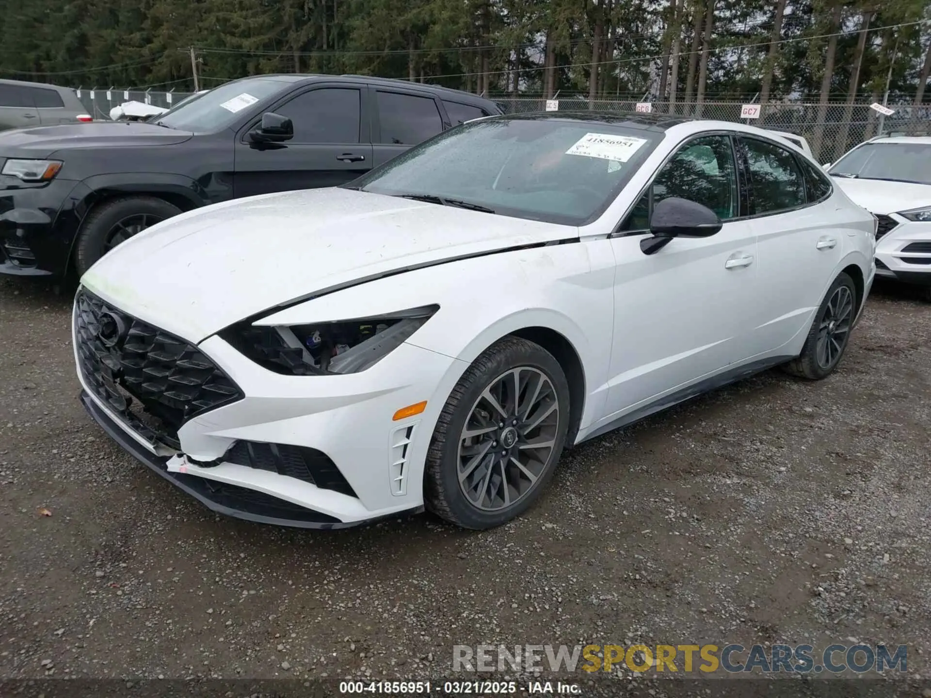 2 Photograph of a damaged car 5NPEJ4J2XLH050003 HYUNDAI SONATA 2020