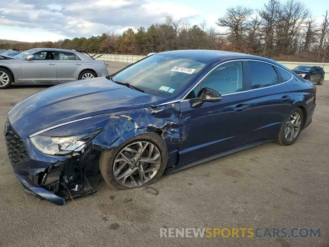 1 Photograph of a damaged car 5NPEL4JA0LH041408 HYUNDAI SONATA 2020