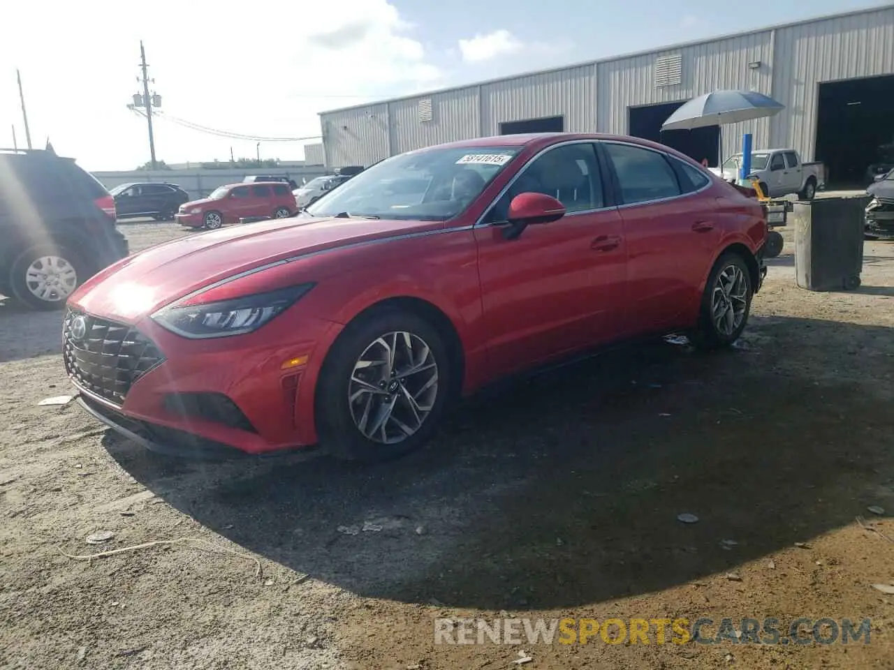 1 Photograph of a damaged car 5NPEL4JA0LH045216 HYUNDAI SONATA 2020