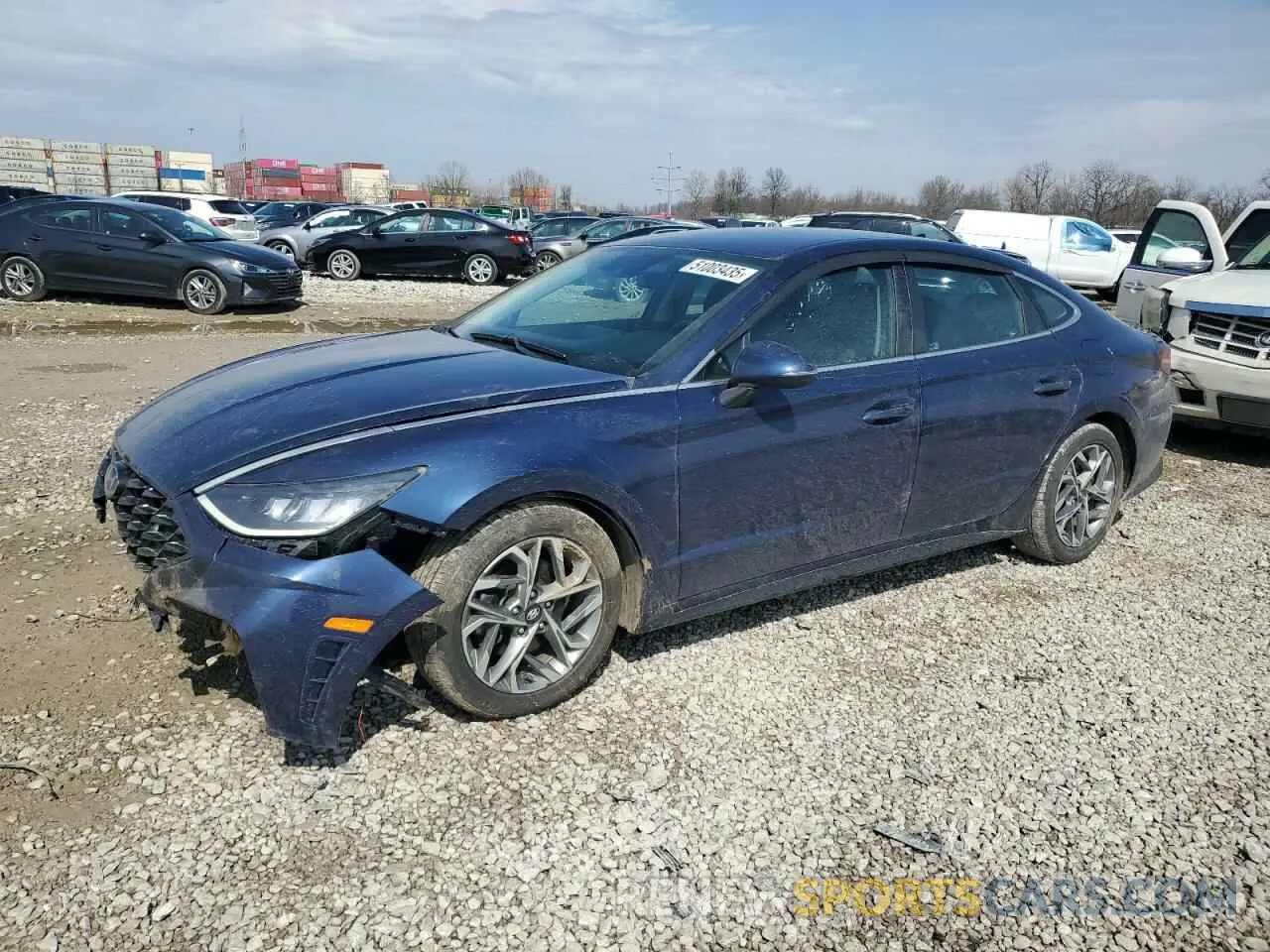 1 Photograph of a damaged car 5NPEL4JA6LH054132 HYUNDAI SONATA 2020