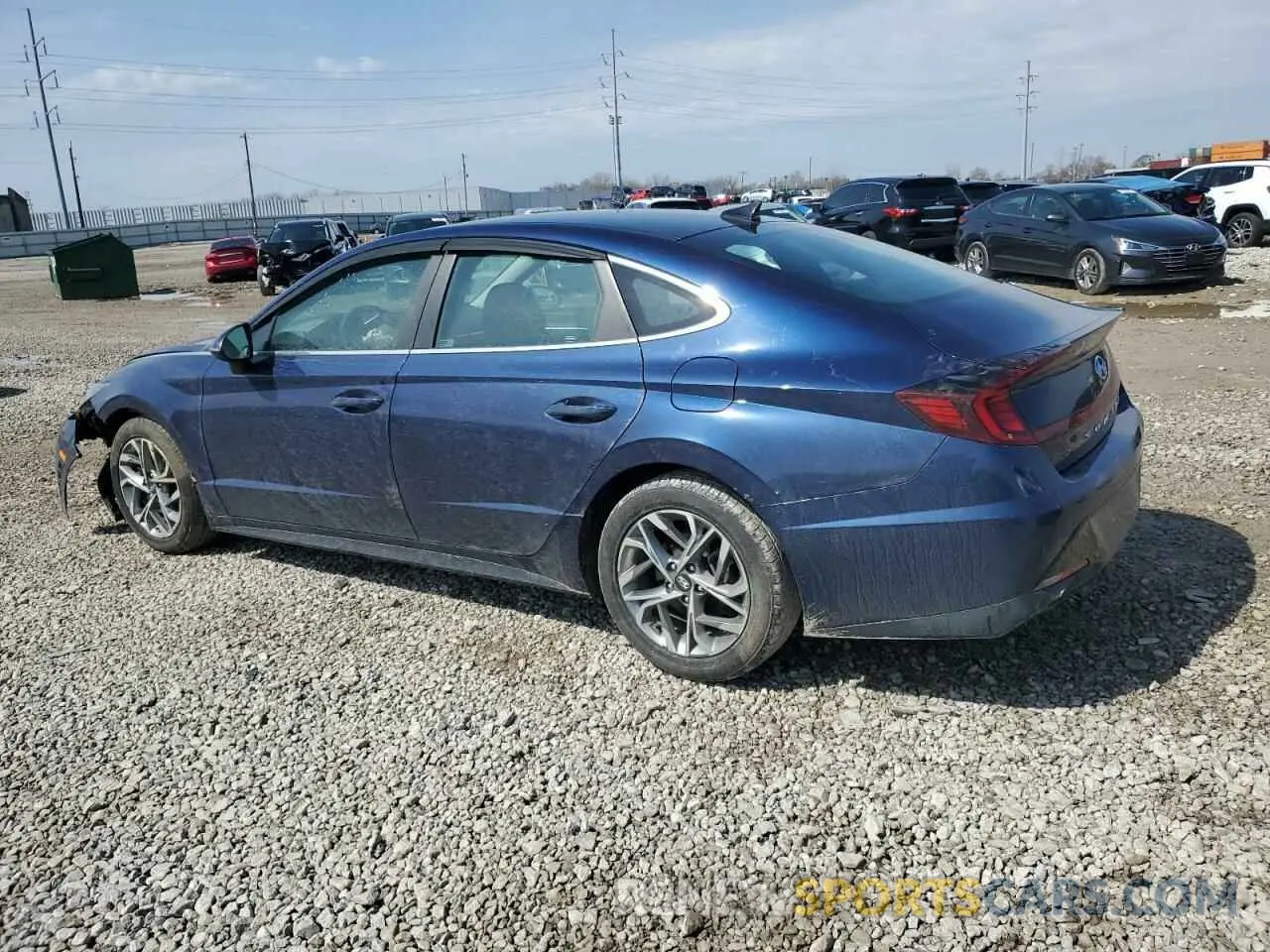 2 Photograph of a damaged car 5NPEL4JA6LH054132 HYUNDAI SONATA 2020