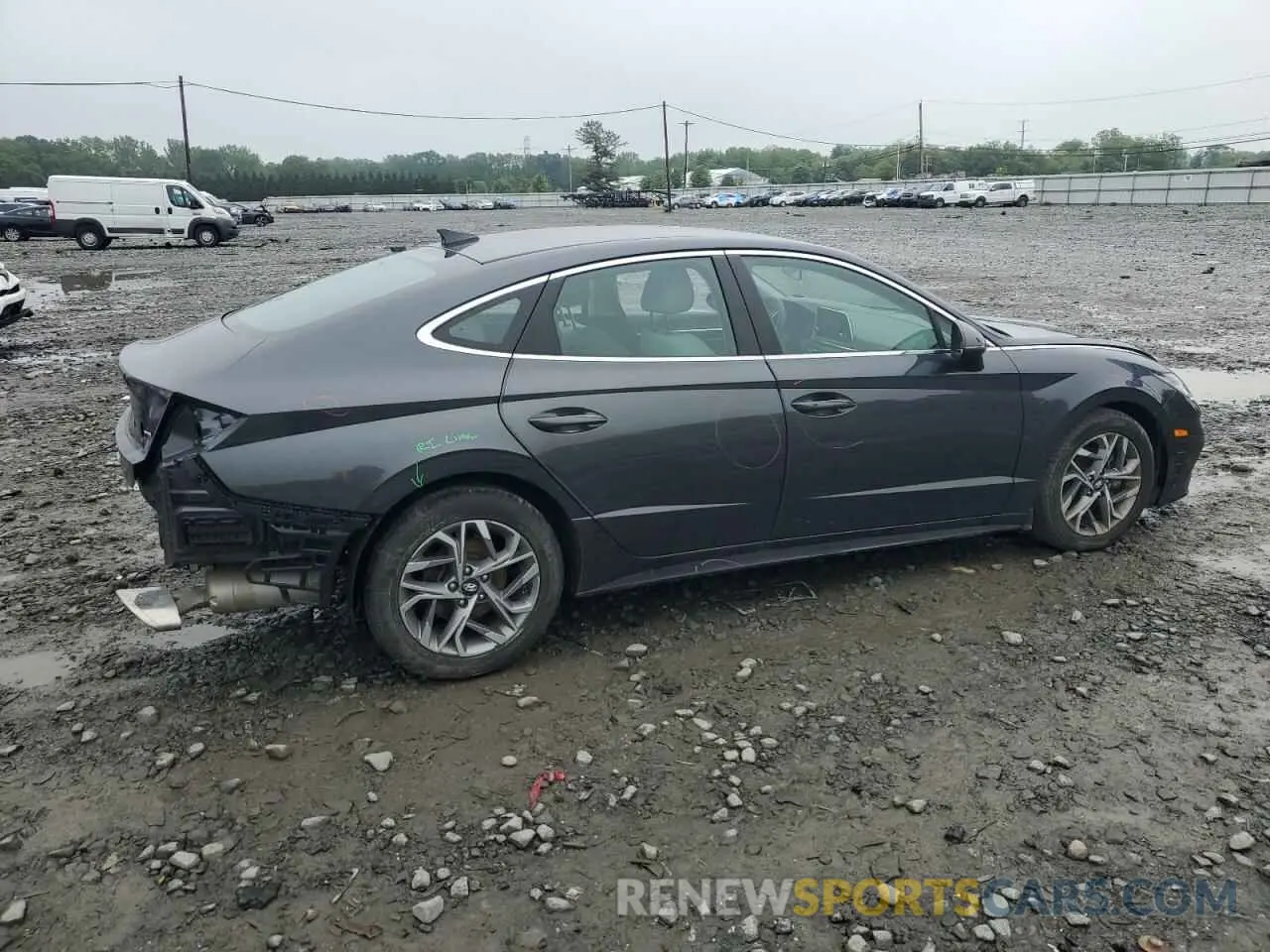 3 Photograph of a damaged car 5NPEL4JA7LH046296 HYUNDAI SONATA 2020