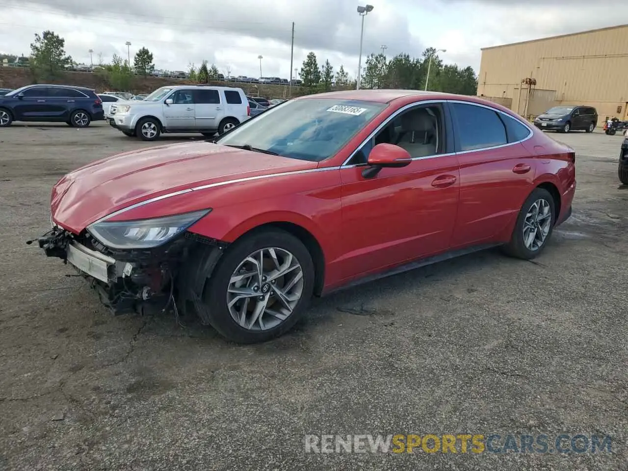 1 Photograph of a damaged car 5NPEL4JA8LH036859 HYUNDAI SONATA 2020
