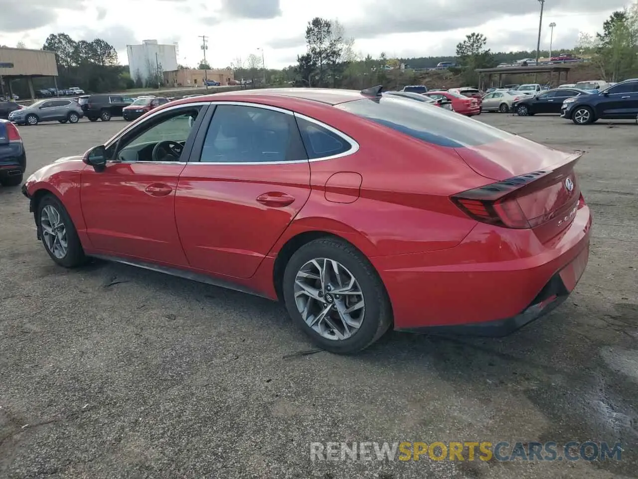 2 Photograph of a damaged car 5NPEL4JA8LH036859 HYUNDAI SONATA 2020
