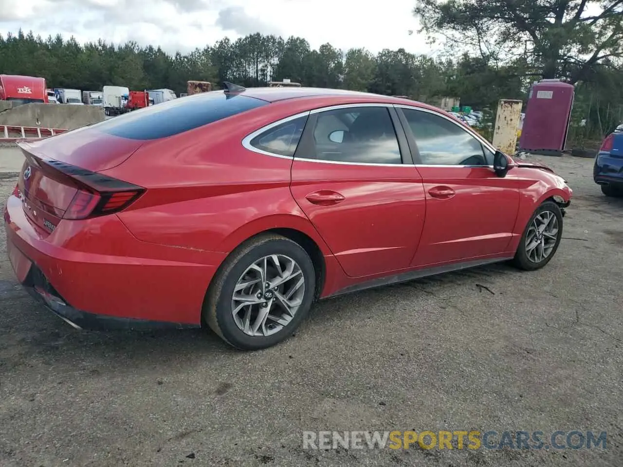 3 Photograph of a damaged car 5NPEL4JA8LH036859 HYUNDAI SONATA 2020