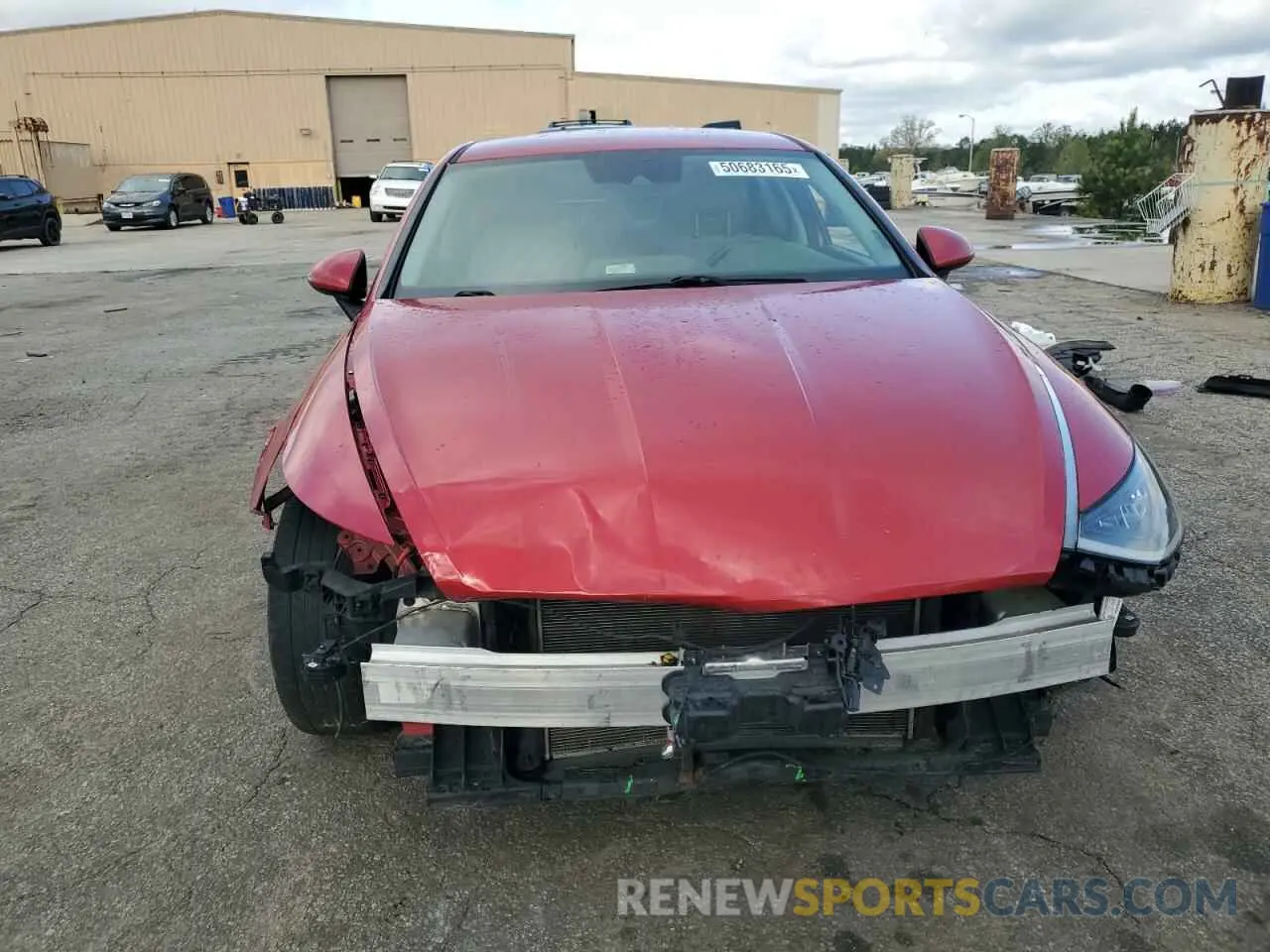 5 Photograph of a damaged car 5NPEL4JA8LH036859 HYUNDAI SONATA 2020