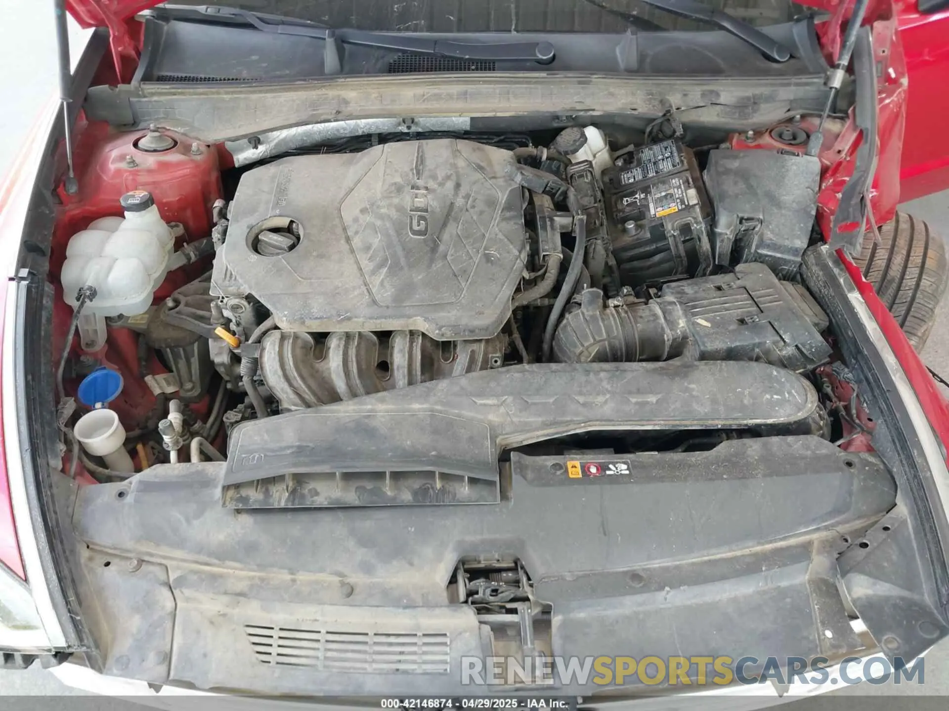 10 Photograph of a damaged car 5NPEL4JA9LH055615 HYUNDAI SONATA 2020