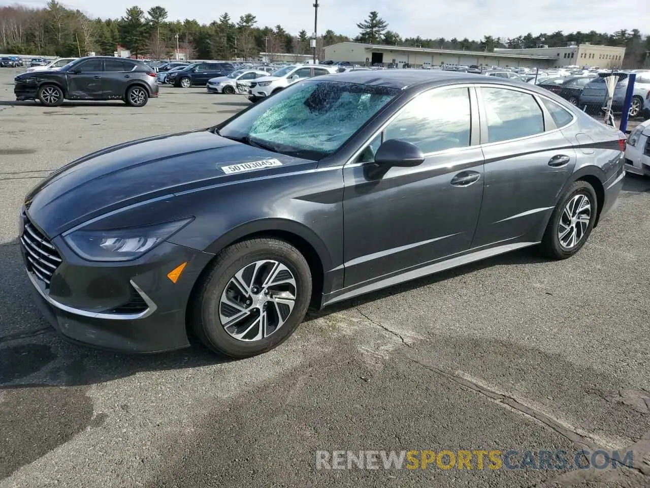 1 Photograph of a damaged car KMHL24JJ5LA009602 HYUNDAI SONATA 2020