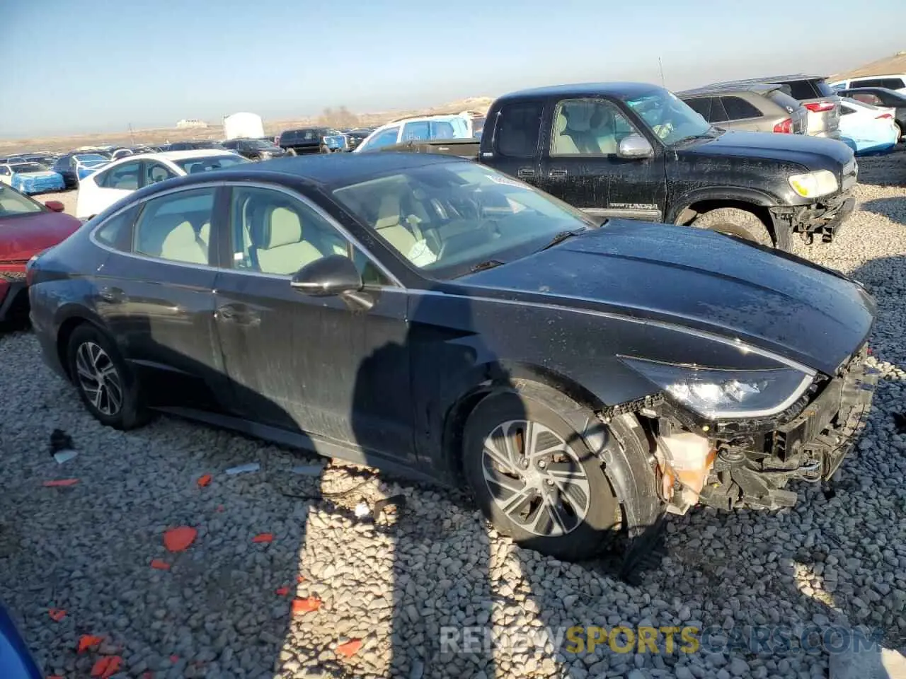 4 Photograph of a damaged car KMHL24JJ9LA010056 HYUNDAI SONATA 2020