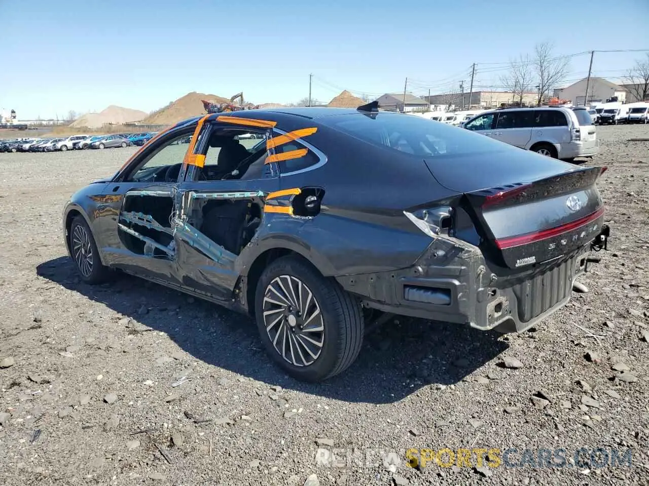 2 Photograph of a damaged car KMHL34JJ6LA011792 HYUNDAI SONATA 2020