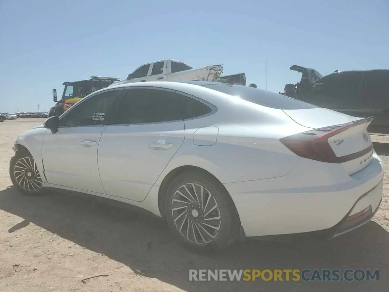 2 Photograph of a damaged car KMHL54JJ9LA009688 HYUNDAI SONATA 2020