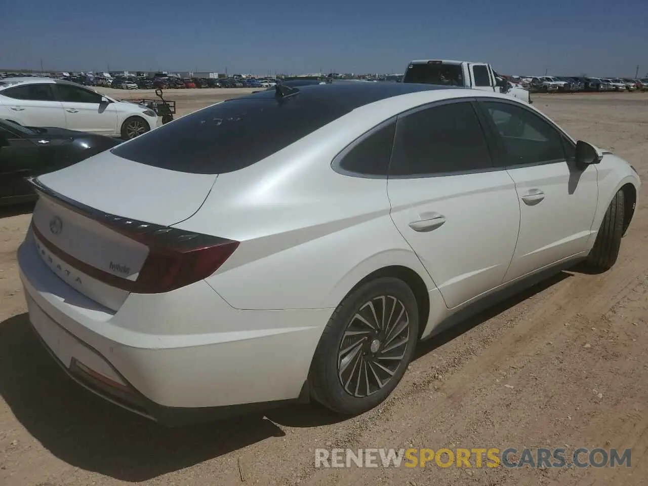 3 Photograph of a damaged car KMHL54JJ9LA009688 HYUNDAI SONATA 2020