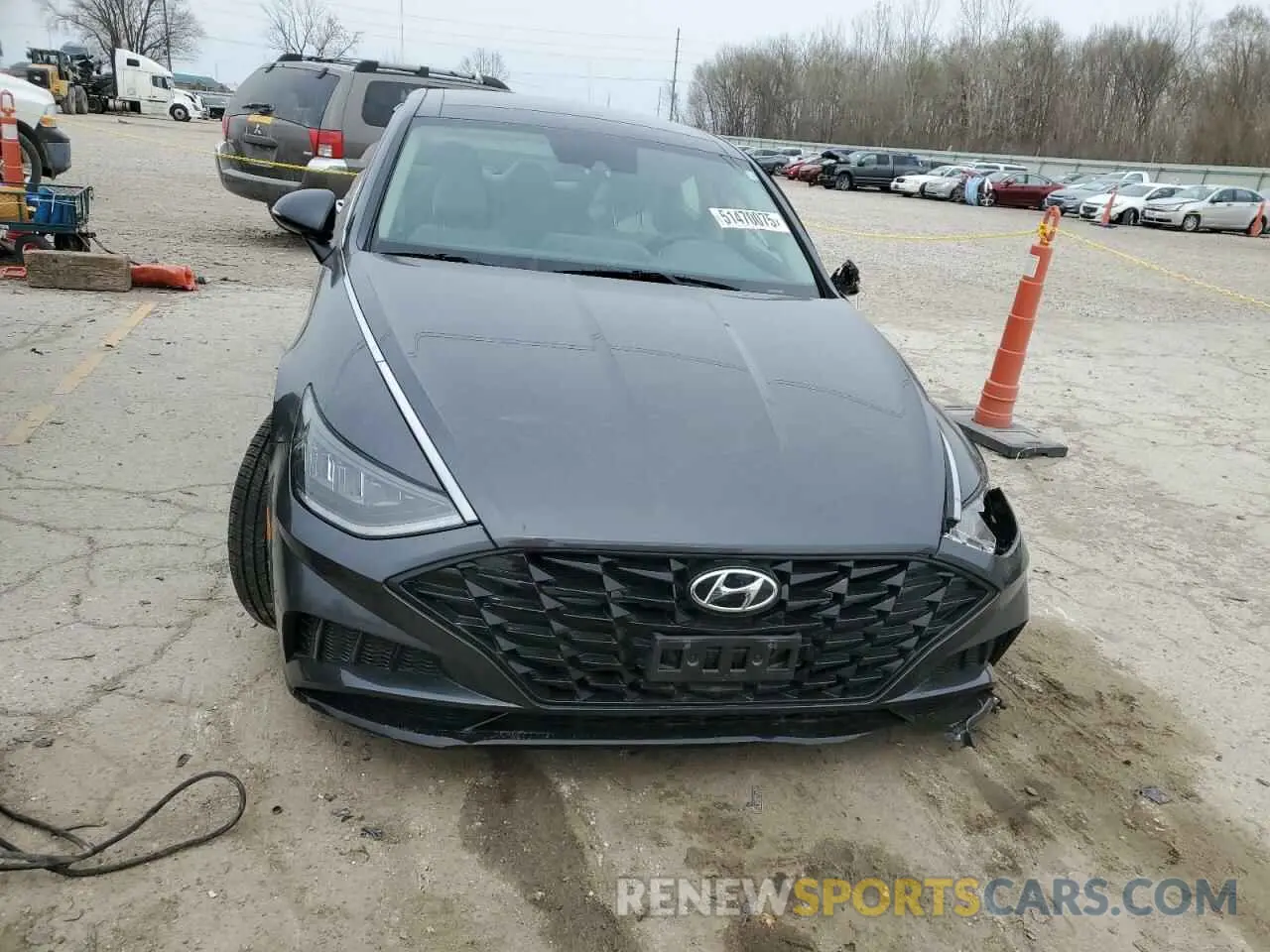 5 Photograph of a damaged car 5NPEF4JA0MH079844 HYUNDAI SONATA 2021
