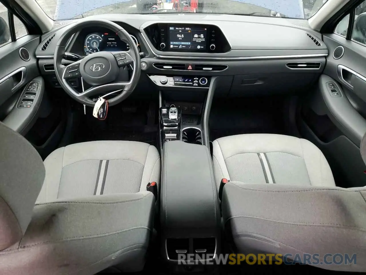 8 Photograph of a damaged car 5NPEF4JA0MH110185 HYUNDAI SONATA 2021