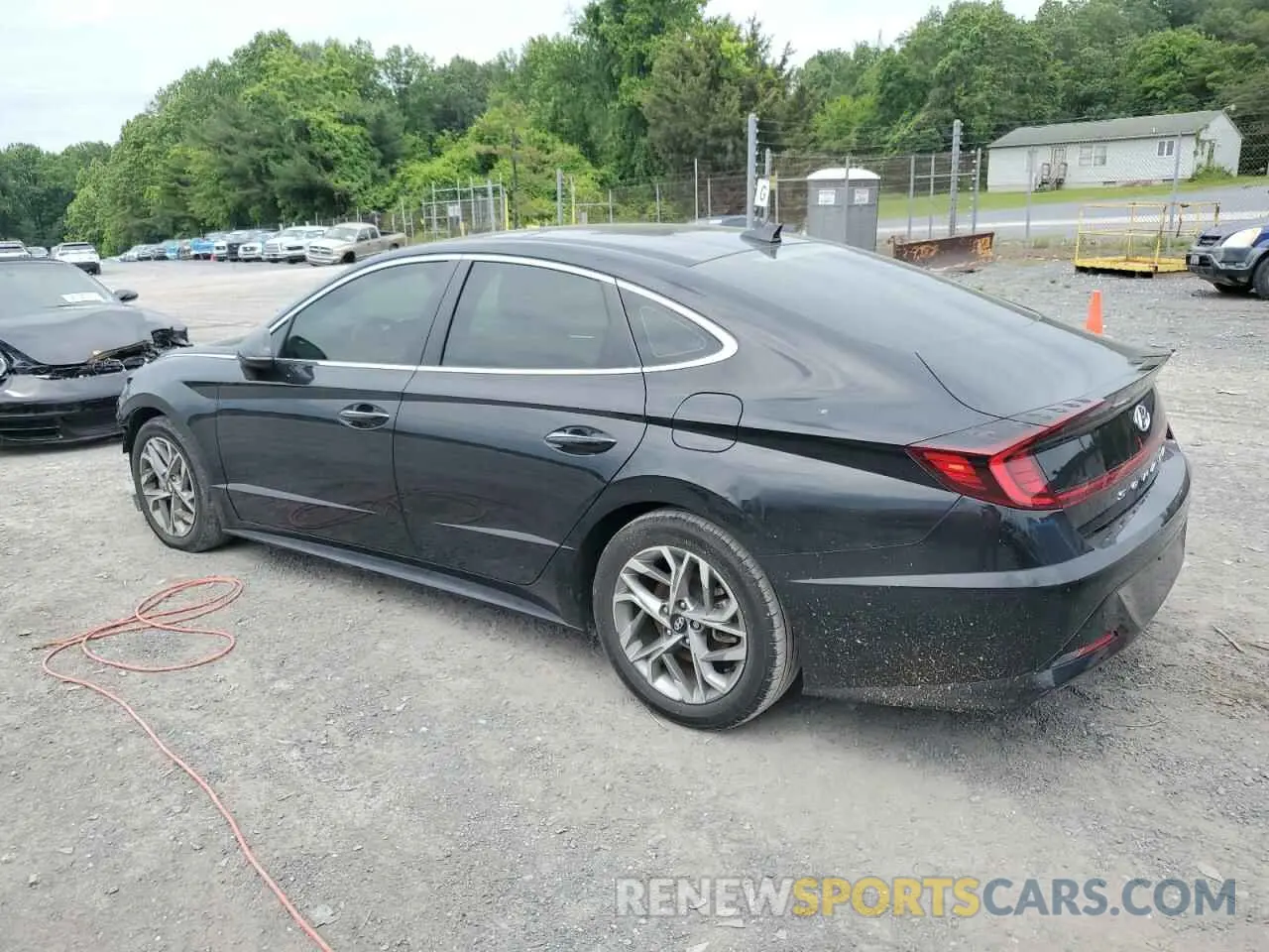 2 Photograph of a damaged car 5NPEF4JA2MH099268 HYUNDAI SONATA 2021