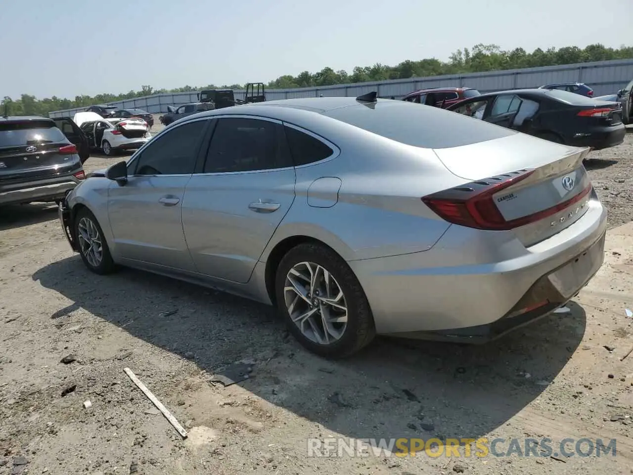2 Photograph of a damaged car 5NPEF4JA2MH115033 HYUNDAI SONATA 2021