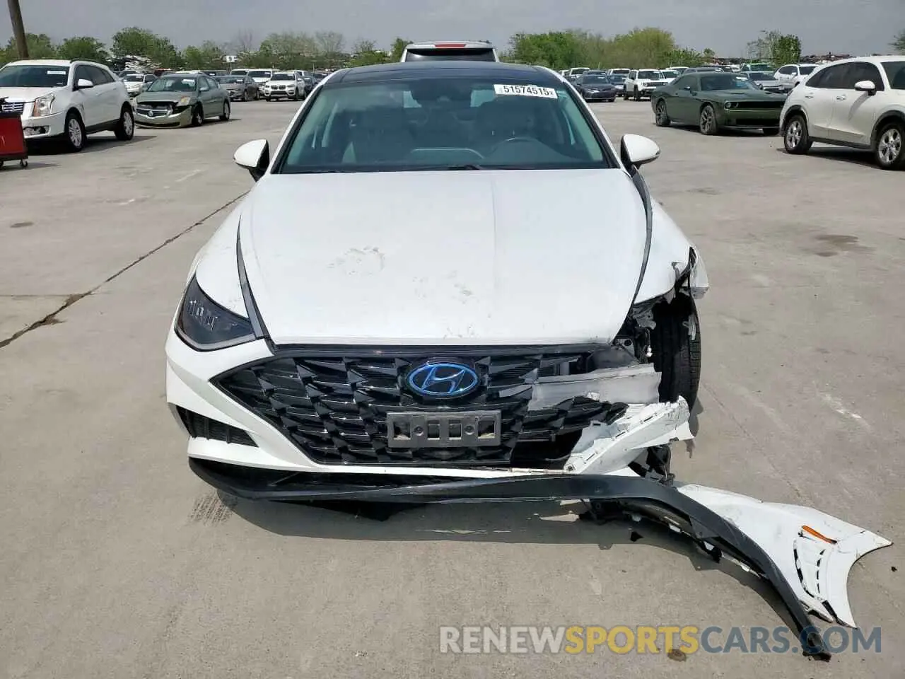 5 Photograph of a damaged car 5NPEF4JA4MH083816 HYUNDAI SONATA 2021