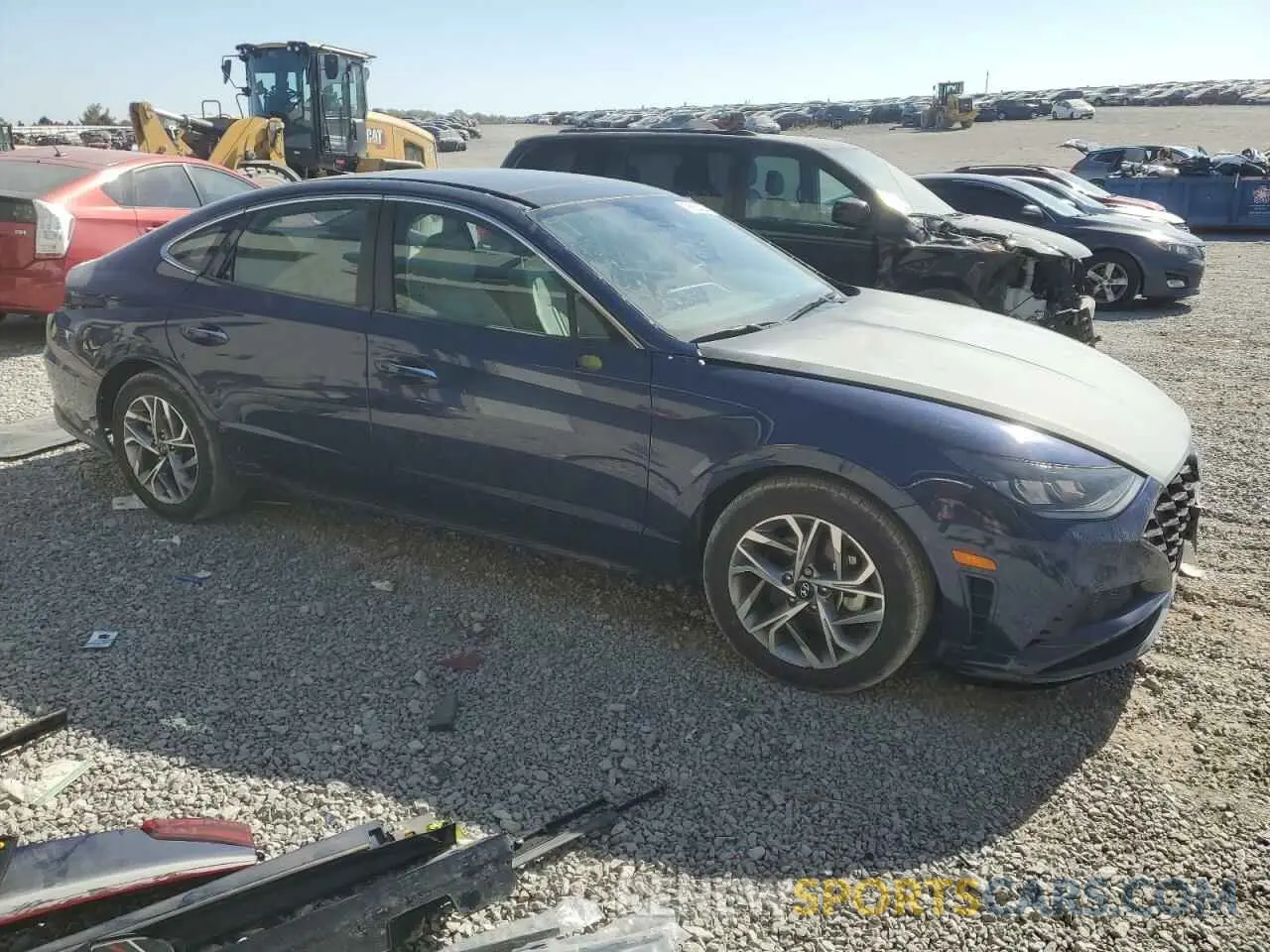 4 Photograph of a damaged car 5NPEF4JA4MH083962 HYUNDAI SONATA 2021