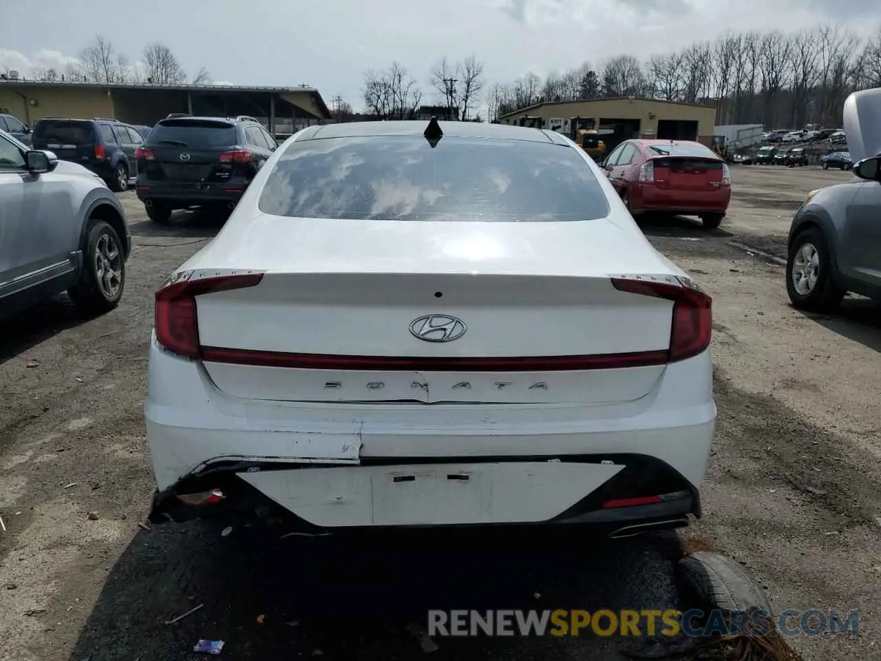 6 Photograph of a damaged car 5NPEF4JA5MH083663 HYUNDAI SONATA 2021