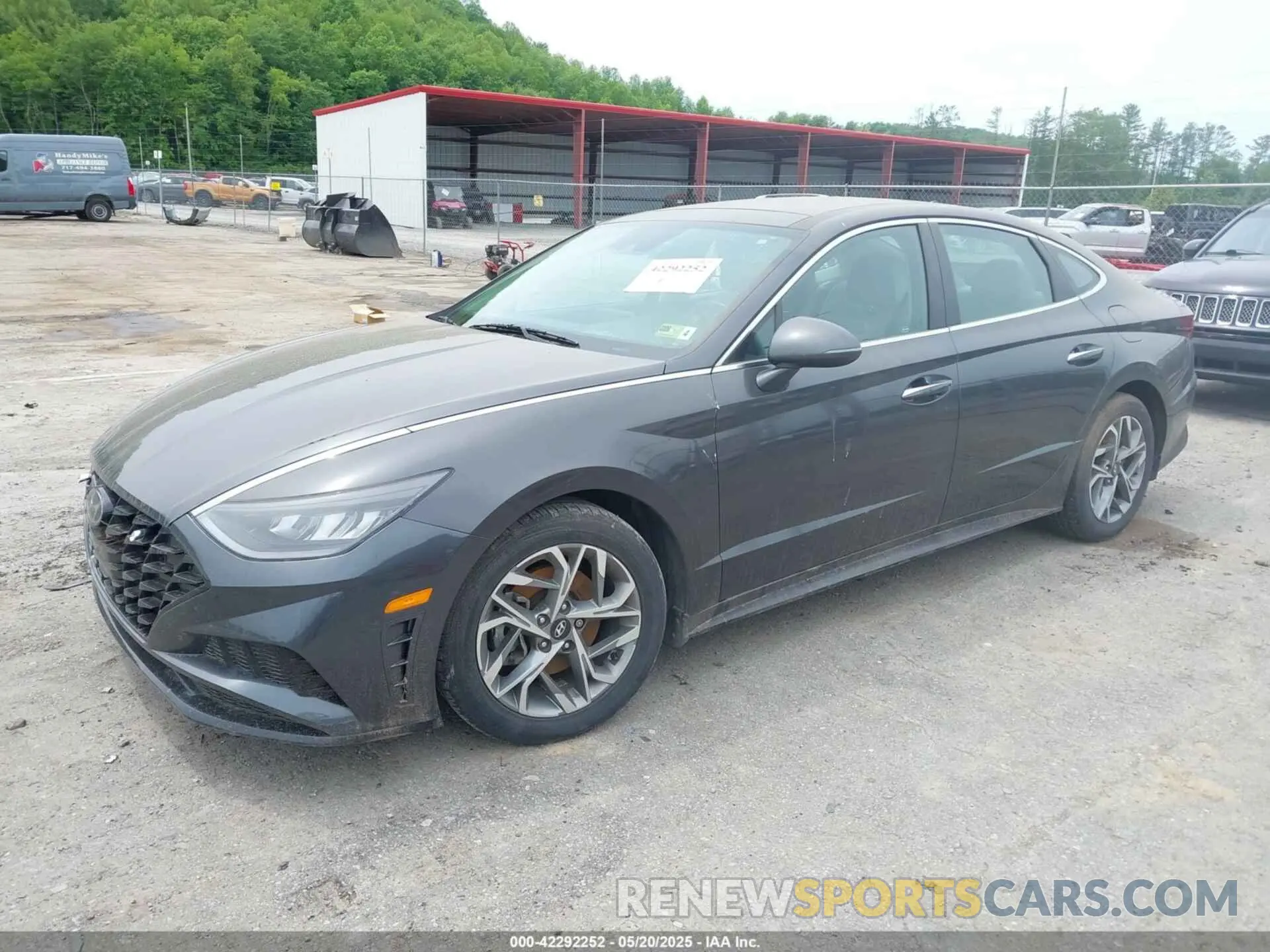 2 Photograph of a damaged car 5NPEF4JA5MH094369 HYUNDAI SONATA 2021