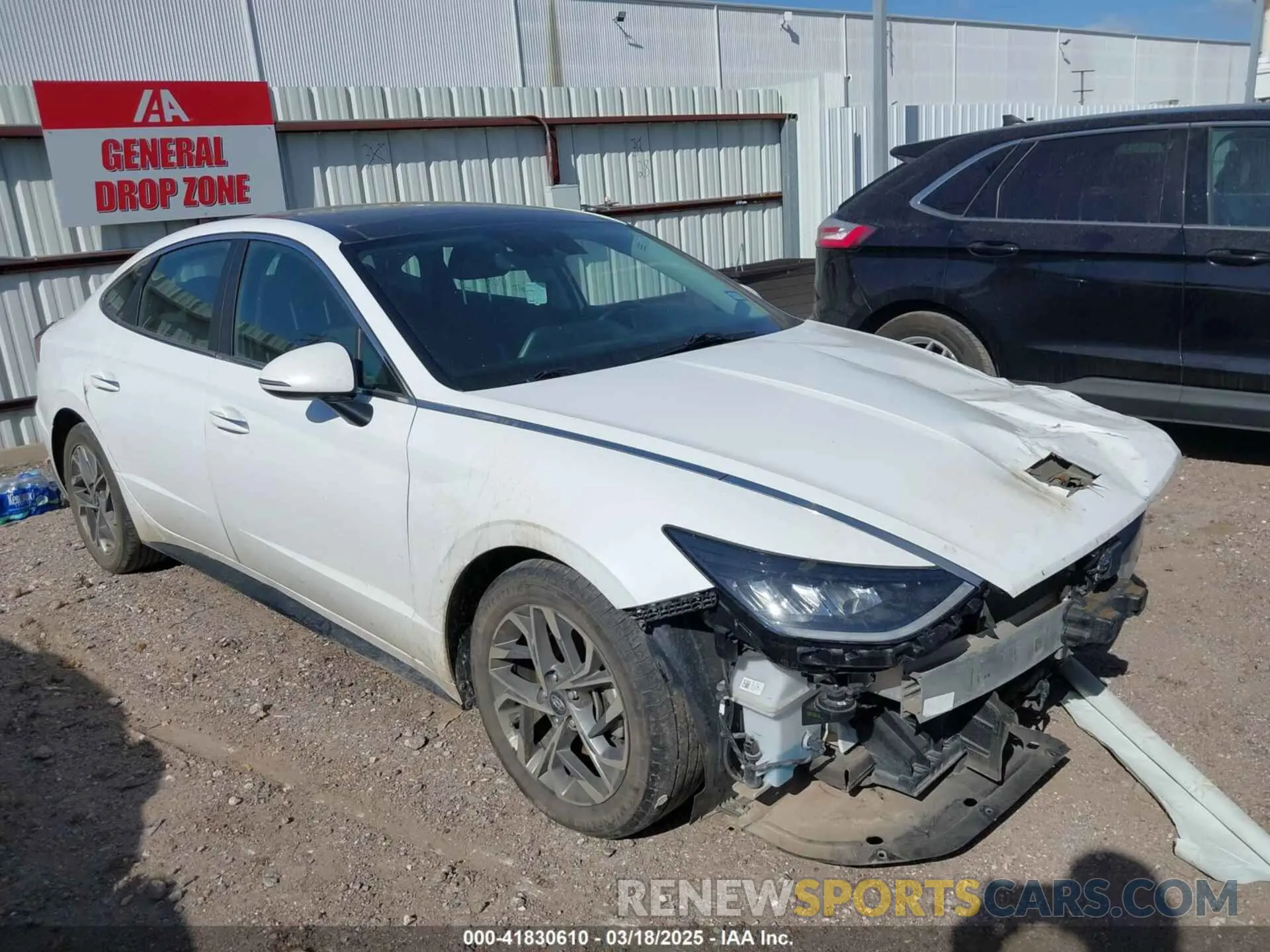 1 Photograph of a damaged car 5NPEF4JA5MH123238 HYUNDAI SONATA 2021