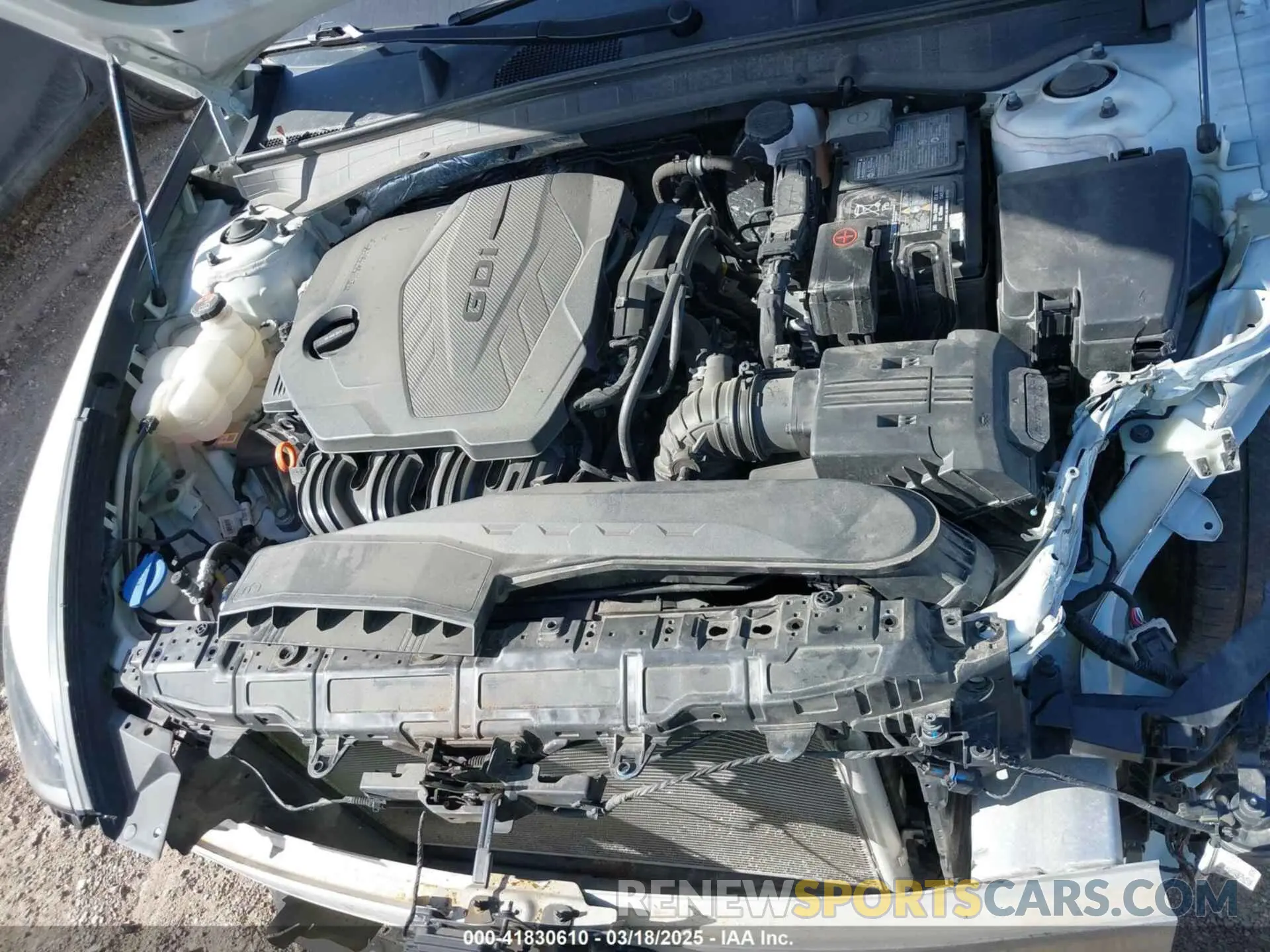 10 Photograph of a damaged car 5NPEF4JA5MH123238 HYUNDAI SONATA 2021