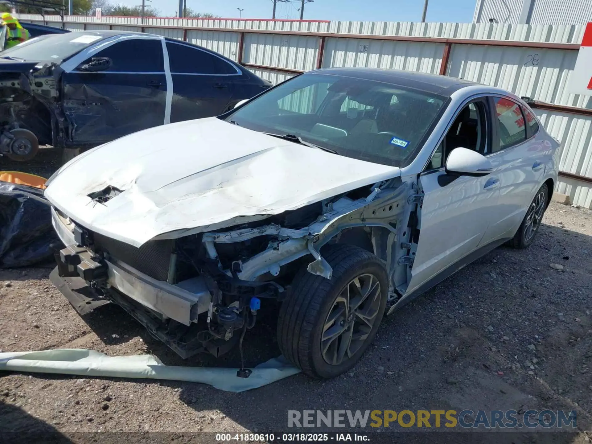 2 Photograph of a damaged car 5NPEF4JA5MH123238 HYUNDAI SONATA 2021