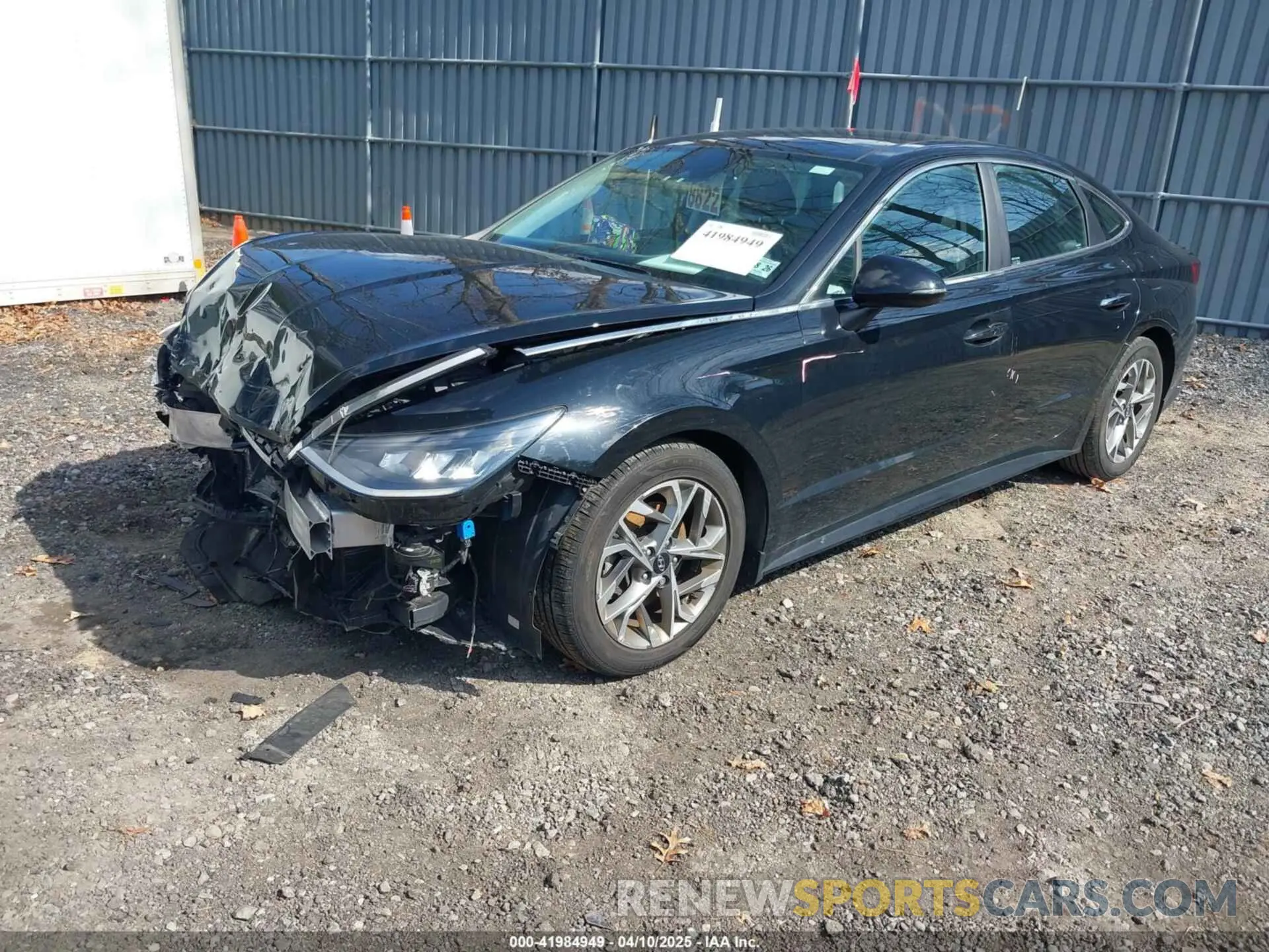 2 Photograph of a damaged car 5NPEF4JA6MH083977 HYUNDAI SONATA 2021