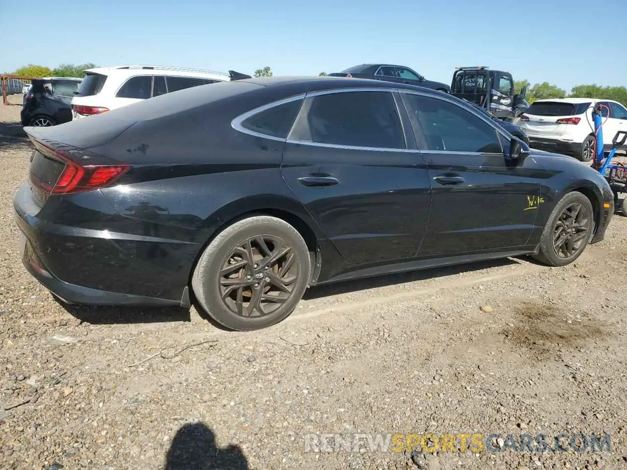 3 Photograph of a damaged car 5NPEF4JA6MH096048 HYUNDAI SONATA 2021