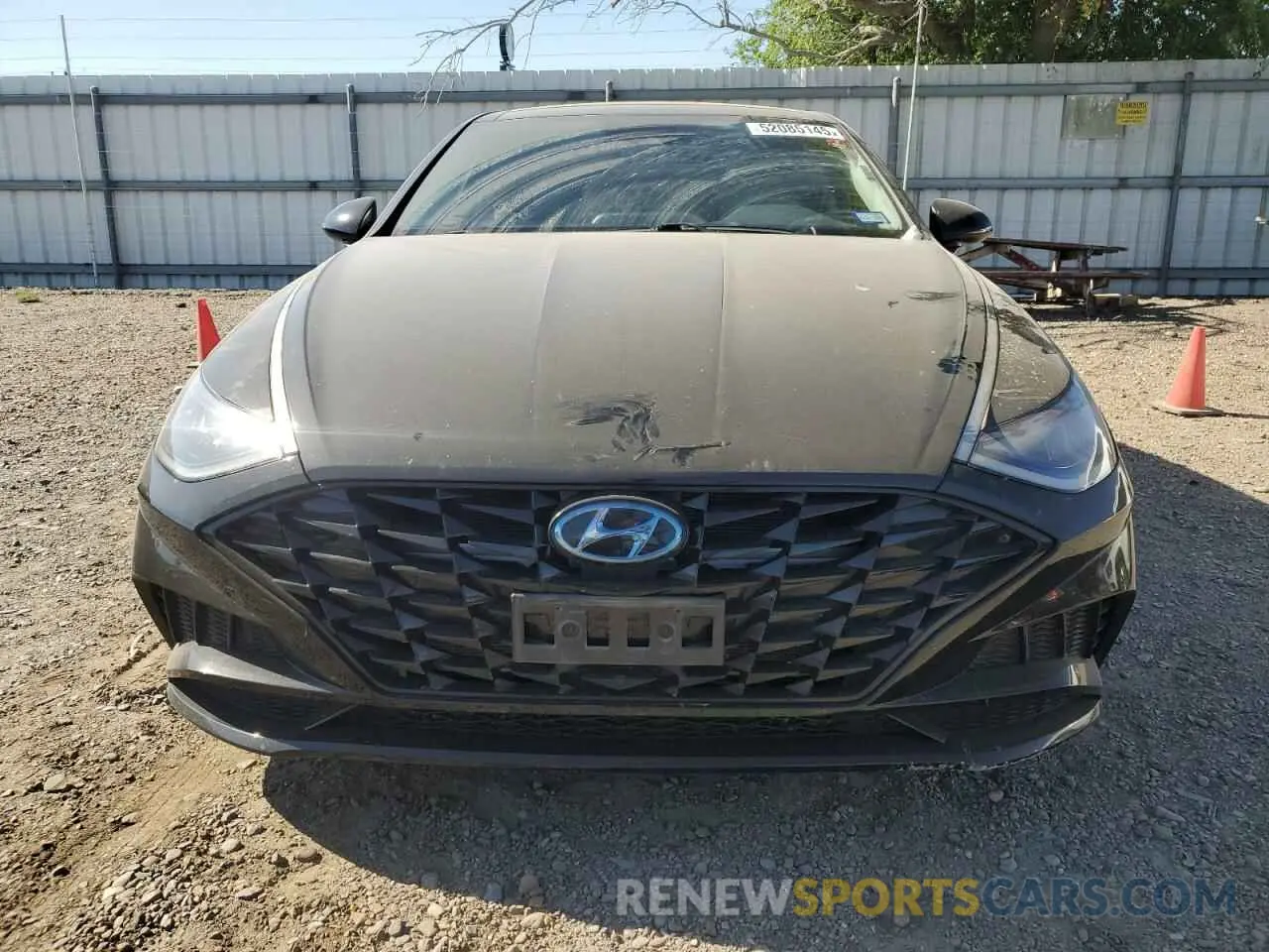 5 Photograph of a damaged car 5NPEF4JA6MH096048 HYUNDAI SONATA 2021
