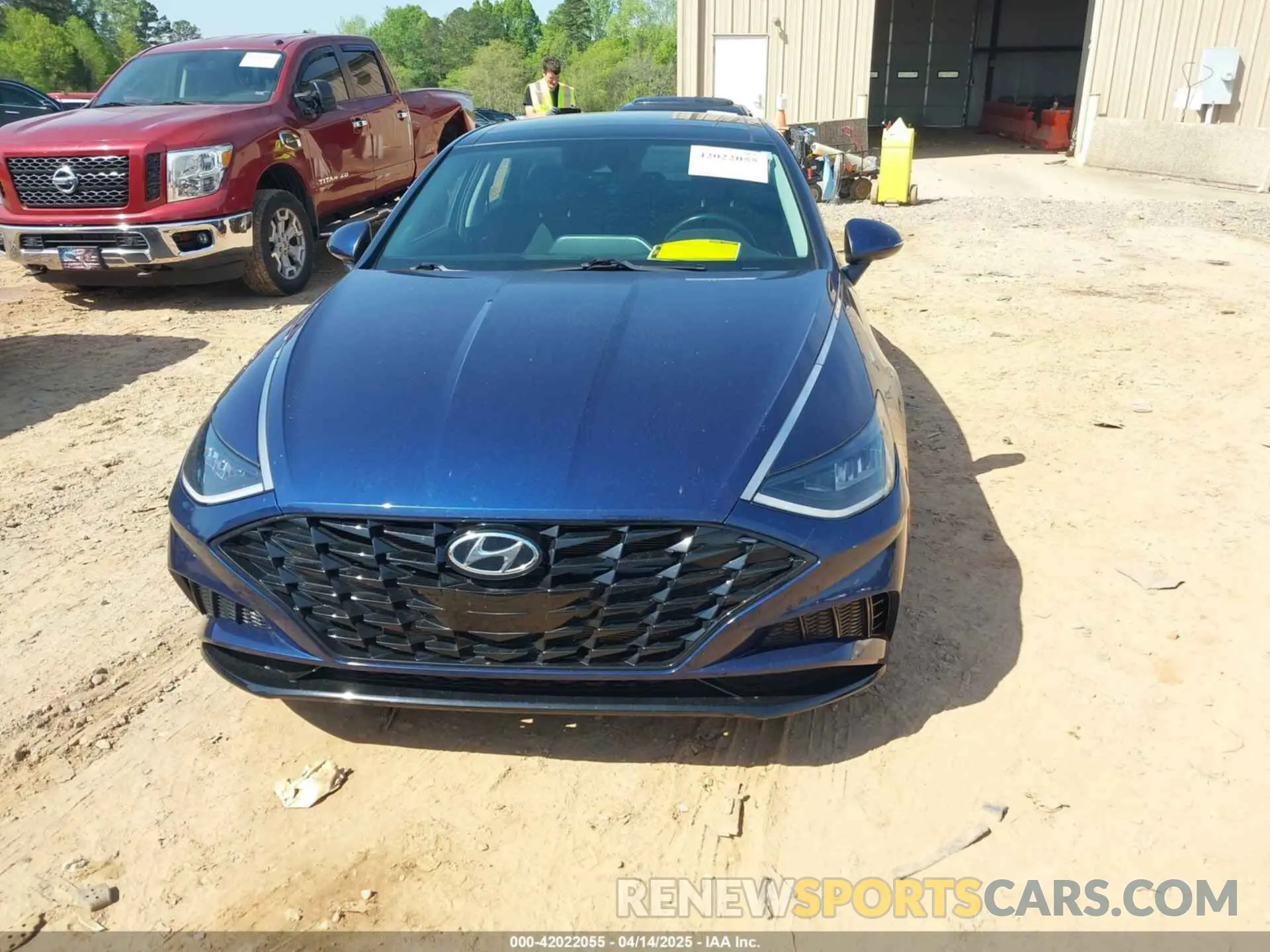 13 Photograph of a damaged car 5NPEF4JA6MH096101 HYUNDAI SONATA 2021