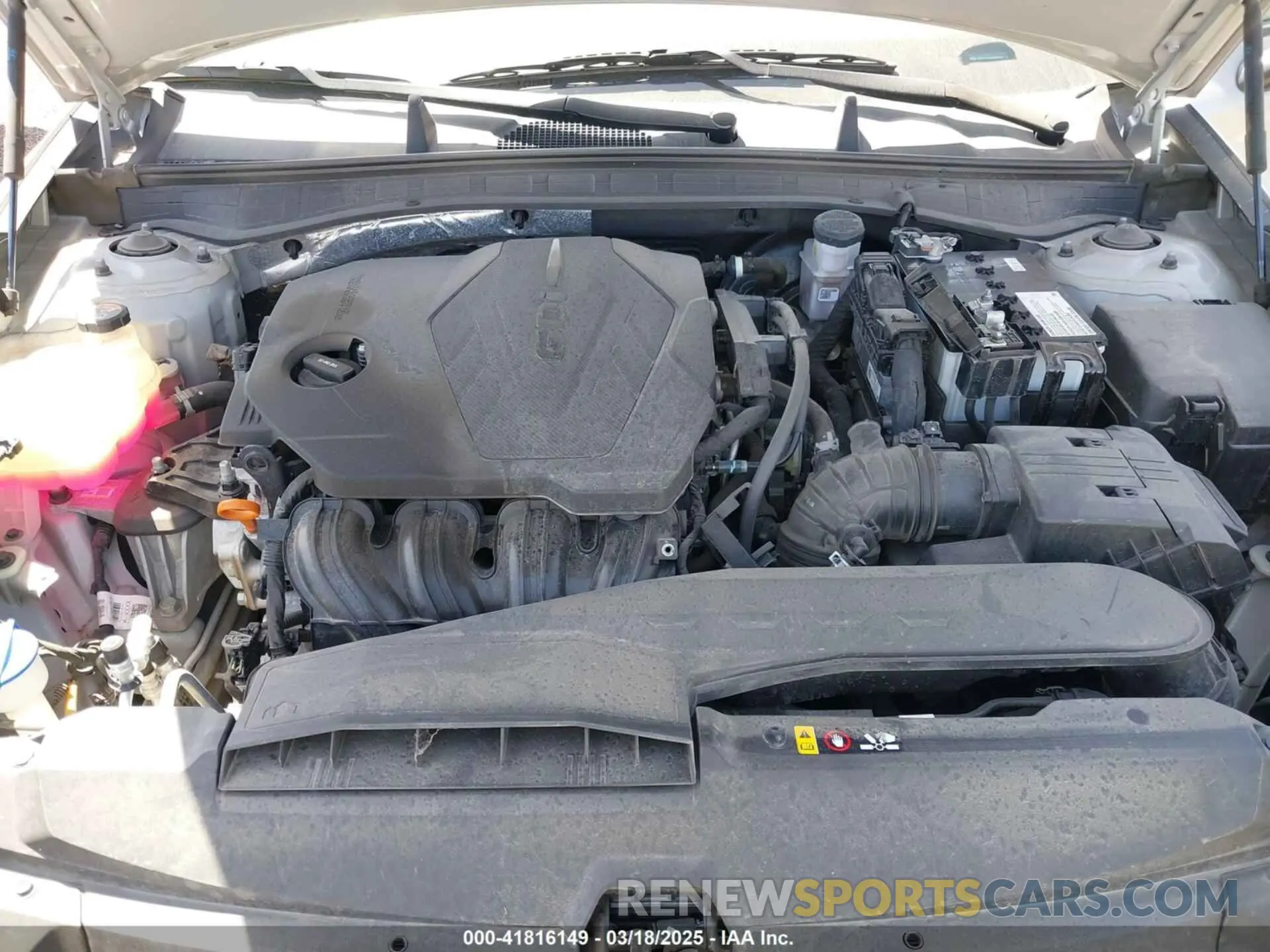 10 Photograph of a damaged car 5NPEF4JA6MH120705 HYUNDAI SONATA 2021