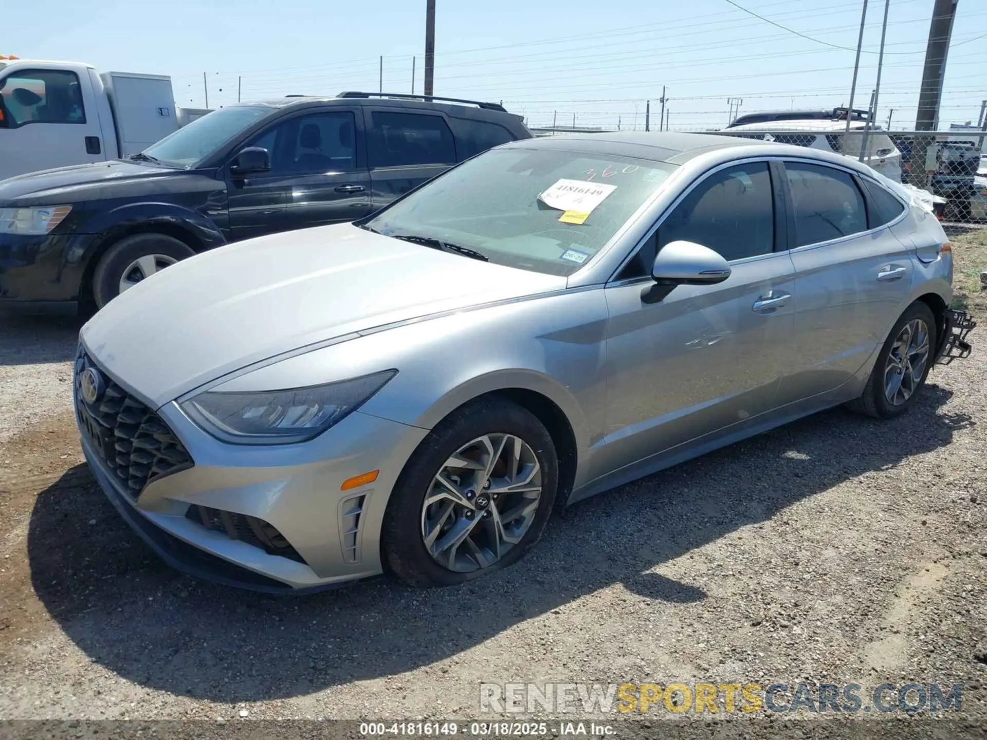 2 Photograph of a damaged car 5NPEF4JA6MH120705 HYUNDAI SONATA 2021