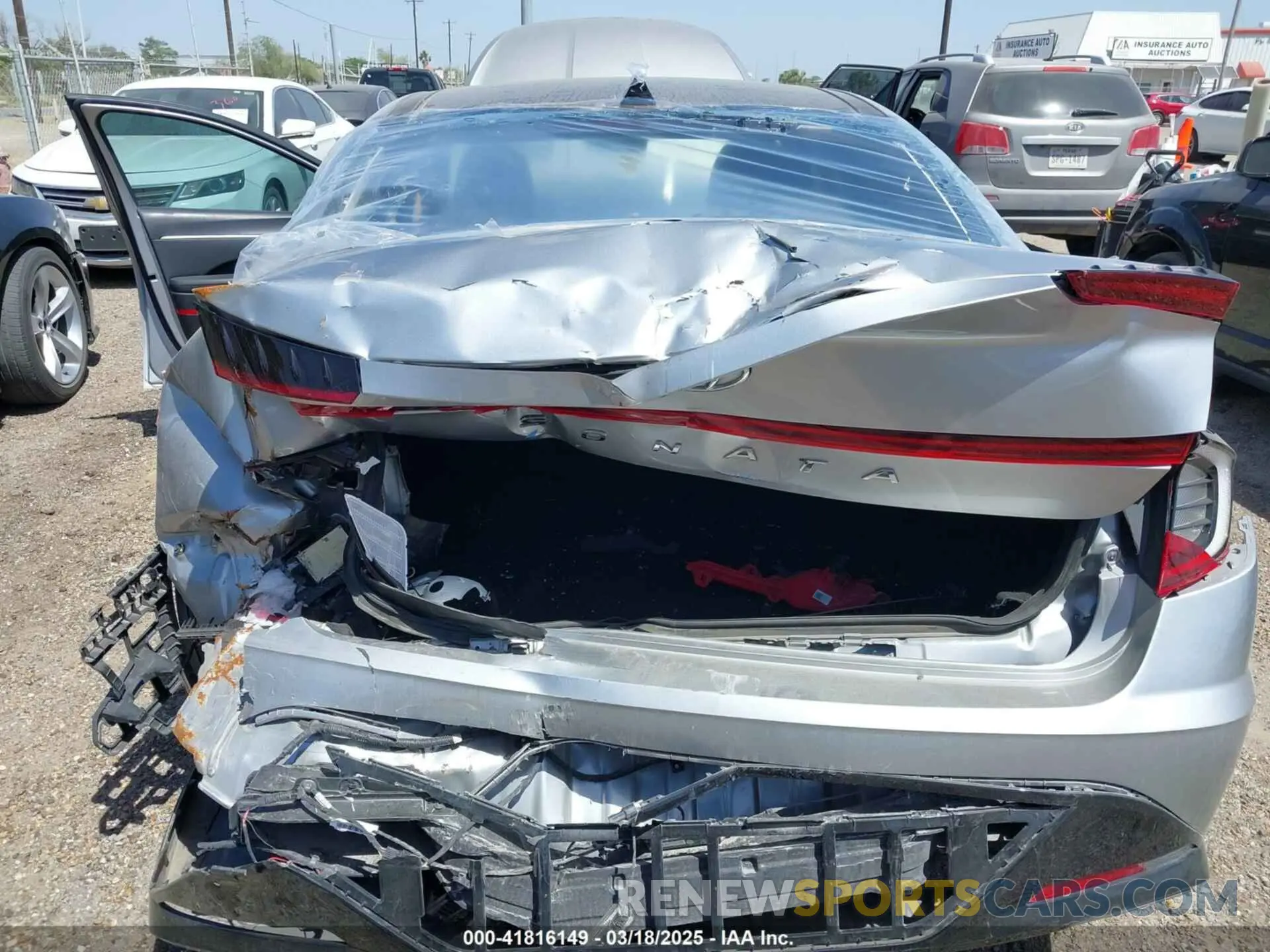 6 Photograph of a damaged car 5NPEF4JA6MH120705 HYUNDAI SONATA 2021